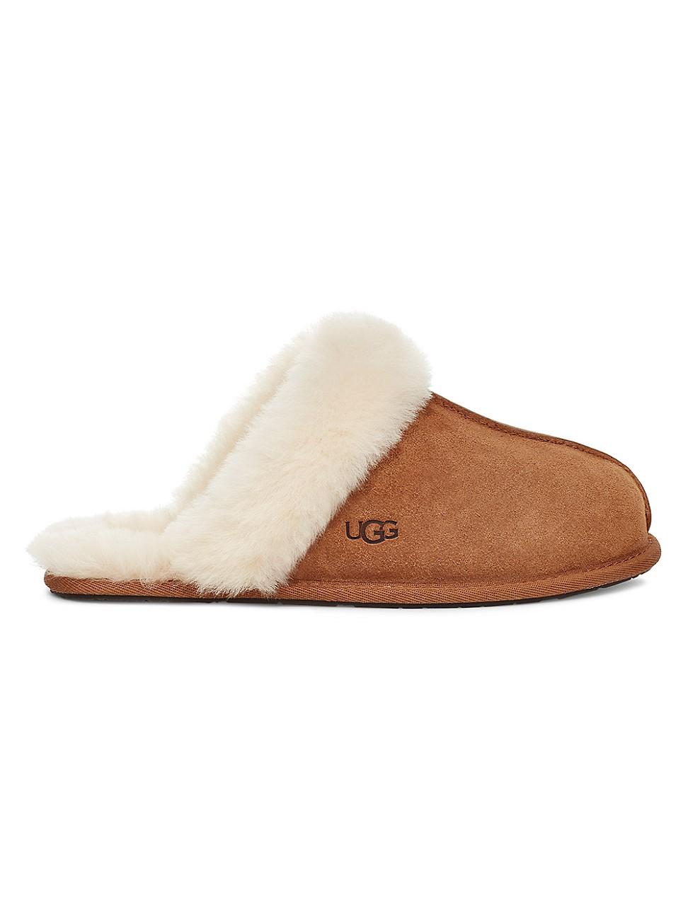 UGG Scuffette Ii Suede Sheepskin Slippers in Chestnut (Brown) - Lyst