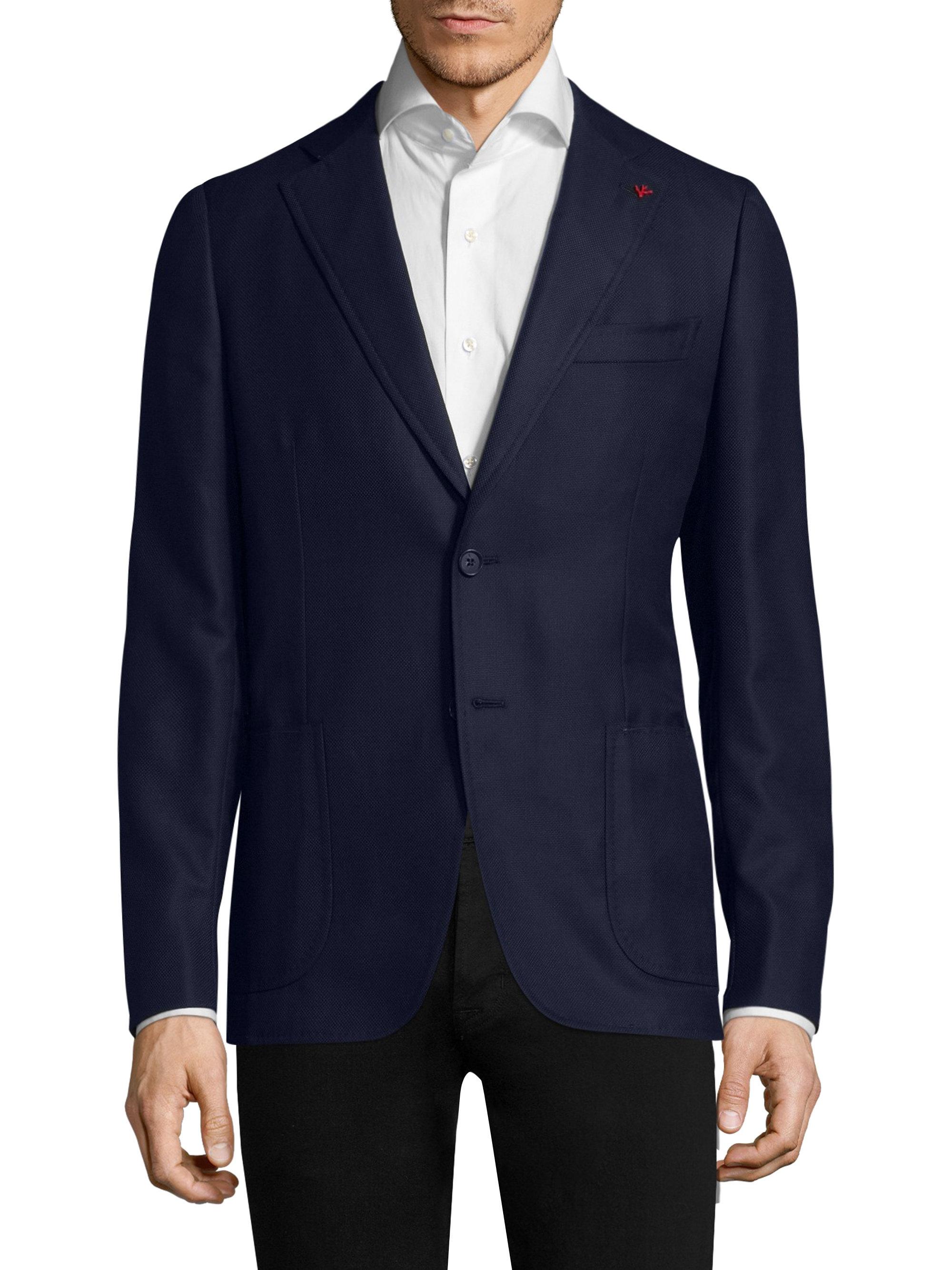 Lyst - Isaia Cortina Wool-cashmere Sportcoat in Blue for Men
