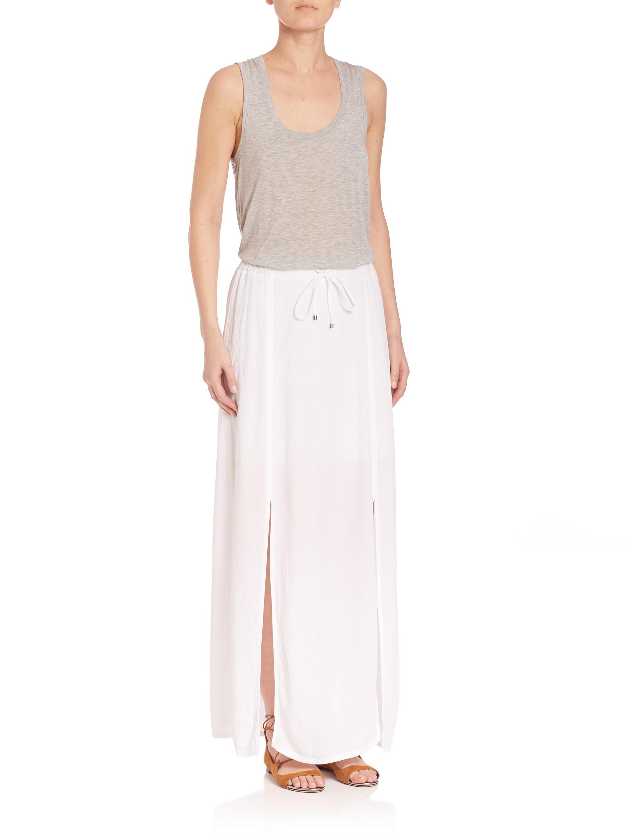 splendid glimpse maxi skirt