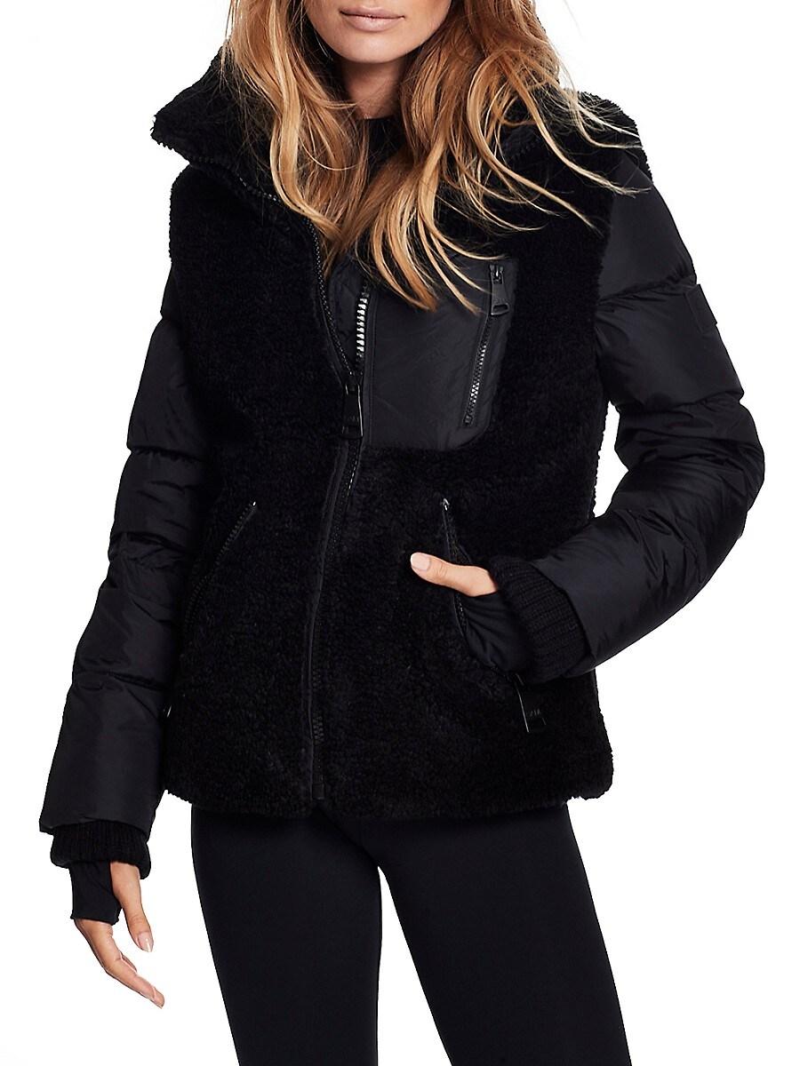 NEW WOMENS LADIES QUILTED WINTER COAT PUFFER FUR COLLAR HOODED JACKET PARKA nala