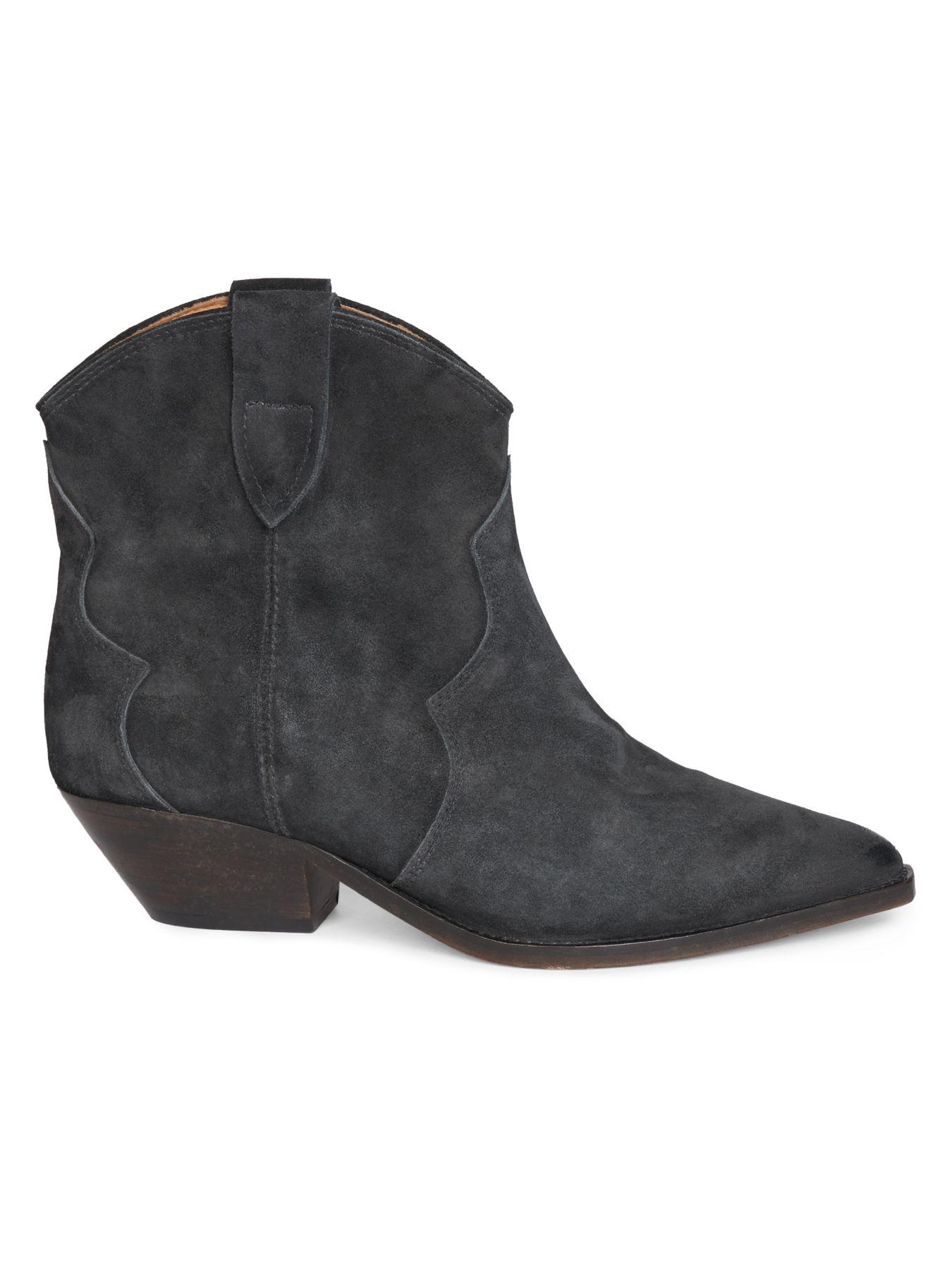 isabel marant suede boots