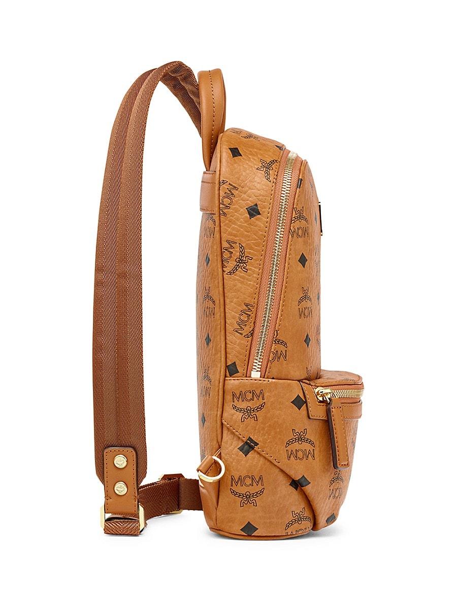 mcm mini sling backpack