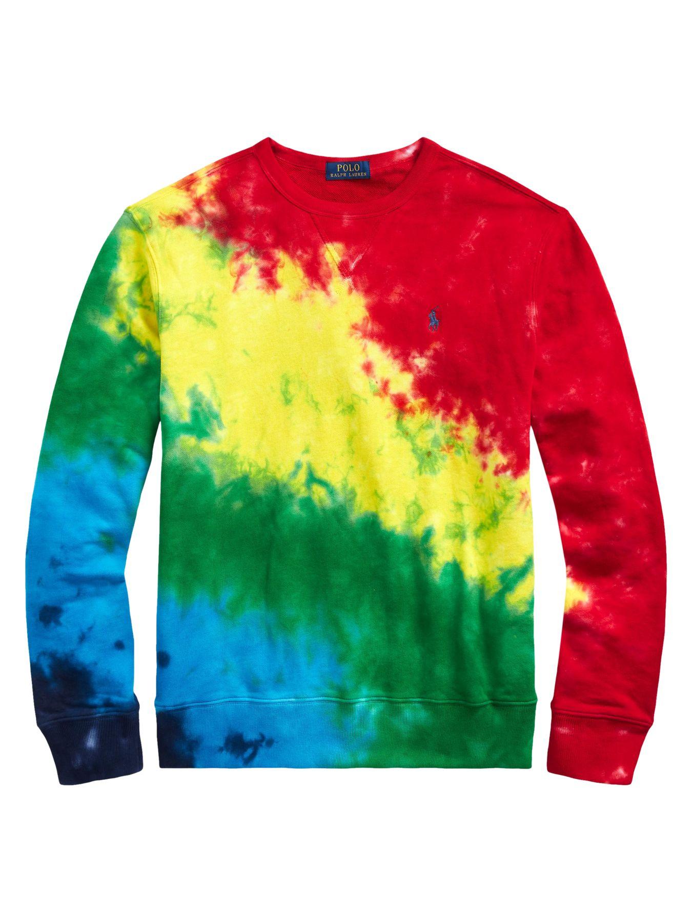 tie dye ralph lauren sweatpants