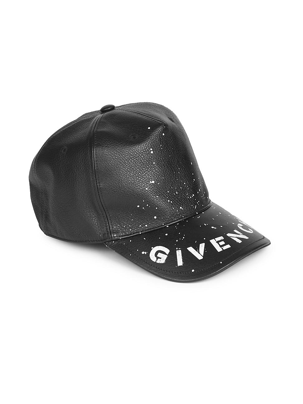 Givenchy Cotton Leather Logo Baseball 