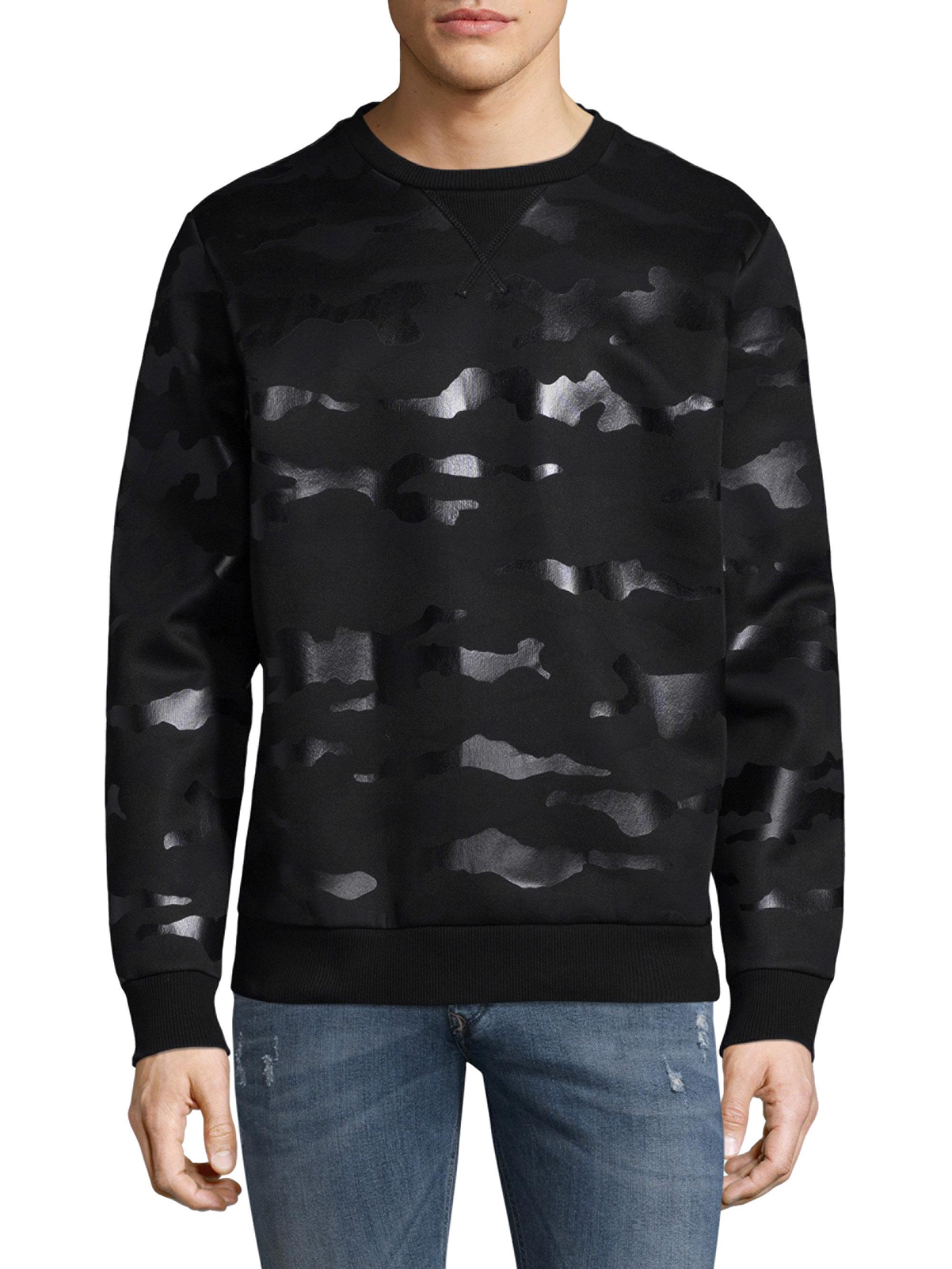 black camo sweater