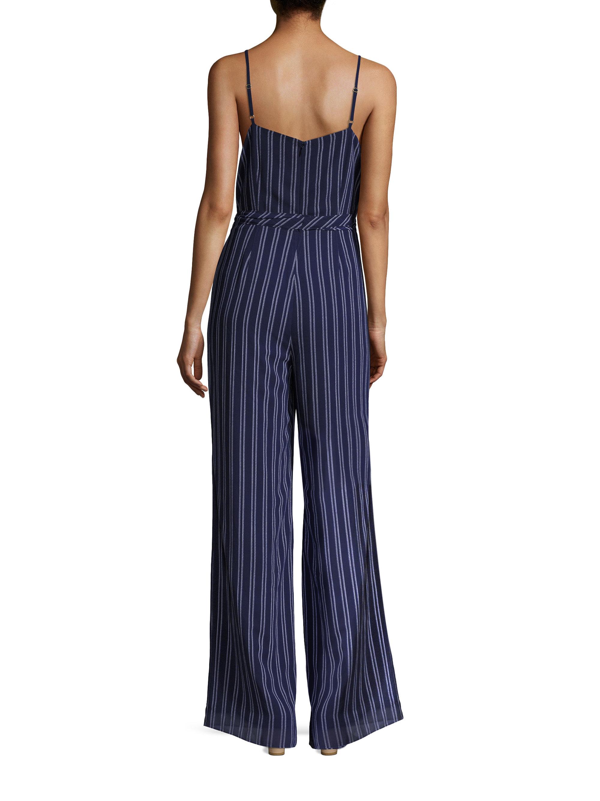 michael kors striped jumpsuit