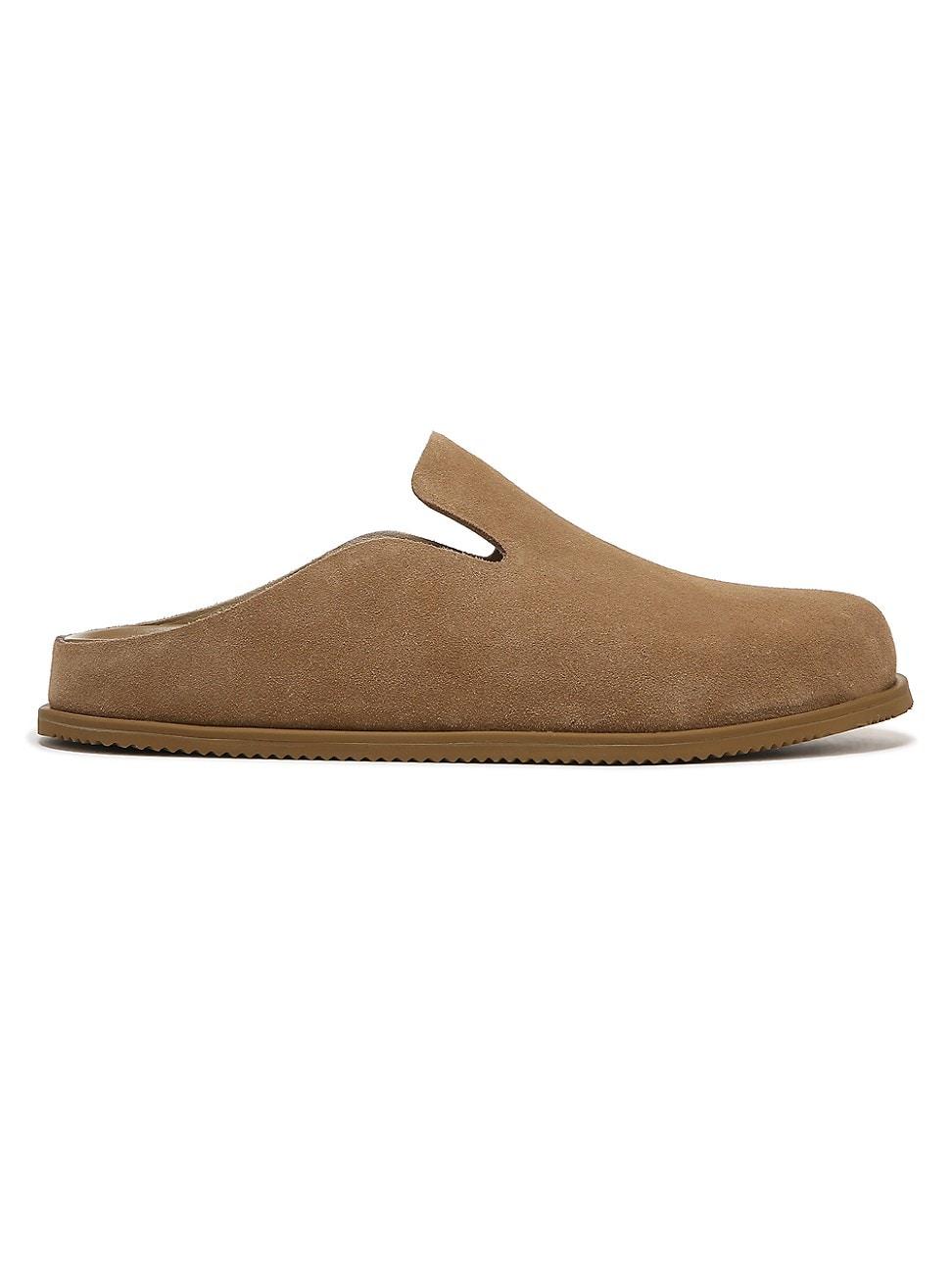 Vince Decker Suede Mules in Brown for Men | Lyst