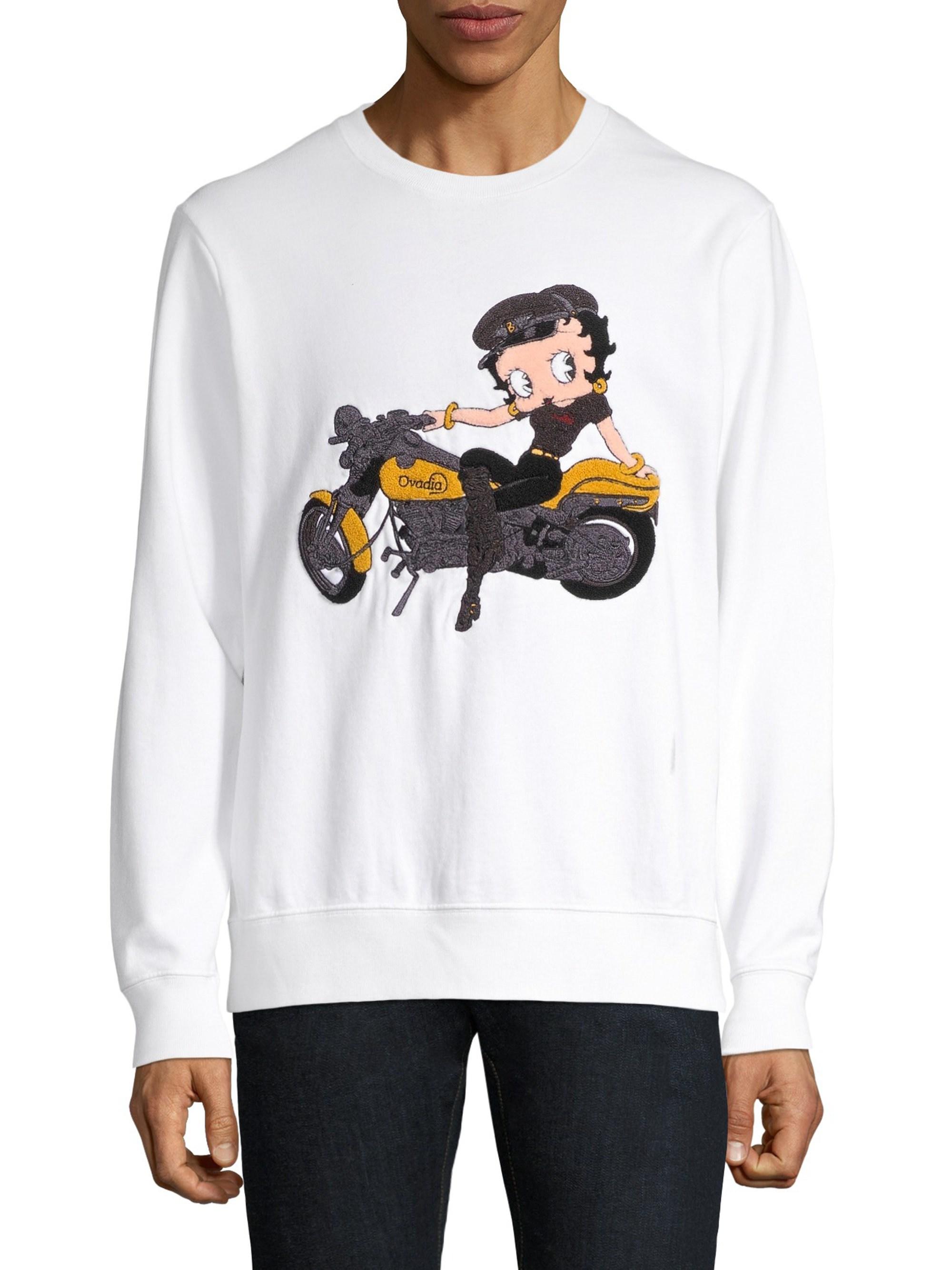 white betty boop sweatshirt