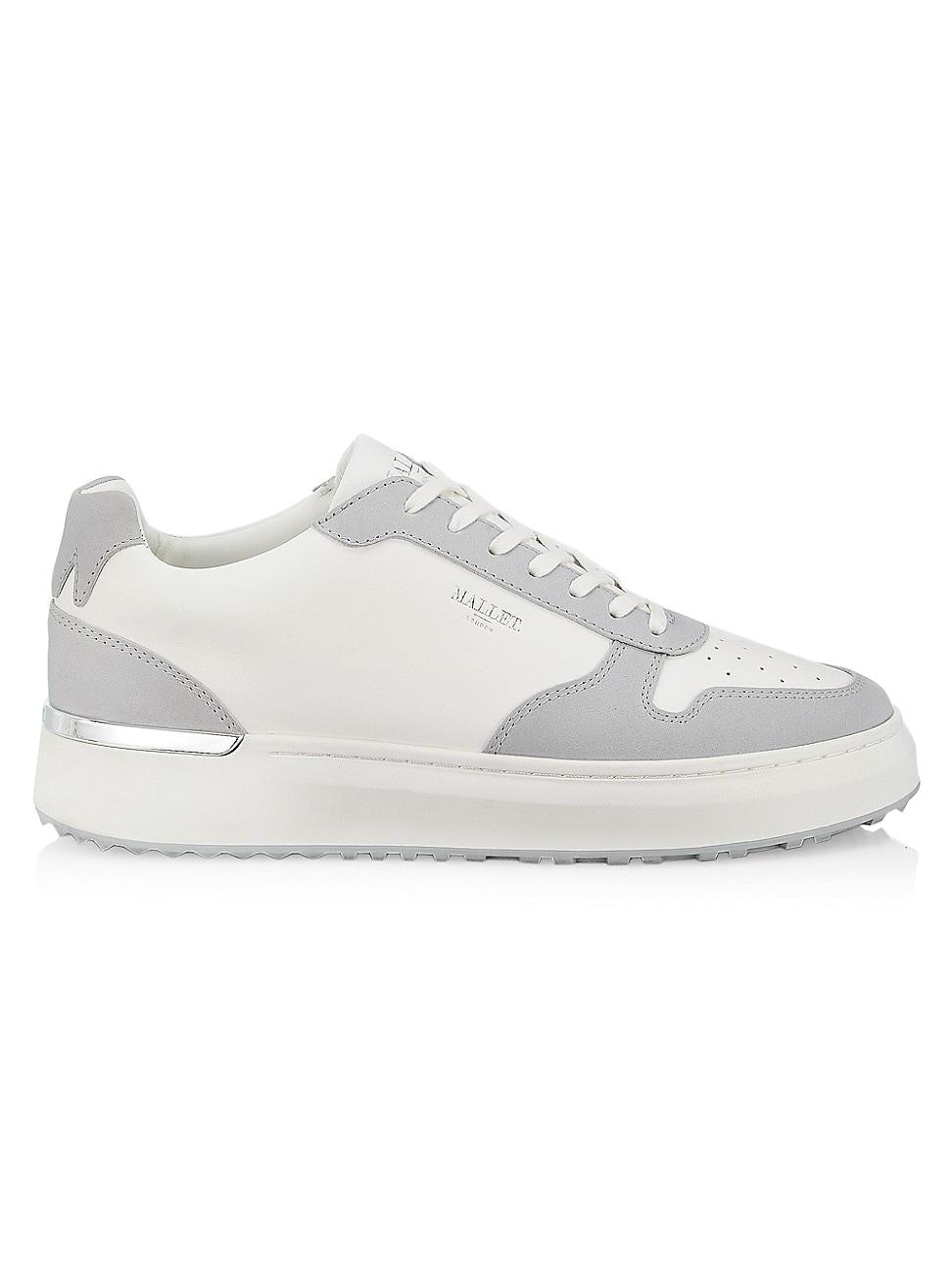Mallet Hoxton 2.0 Leather Sneakers in White for Men | Lyst