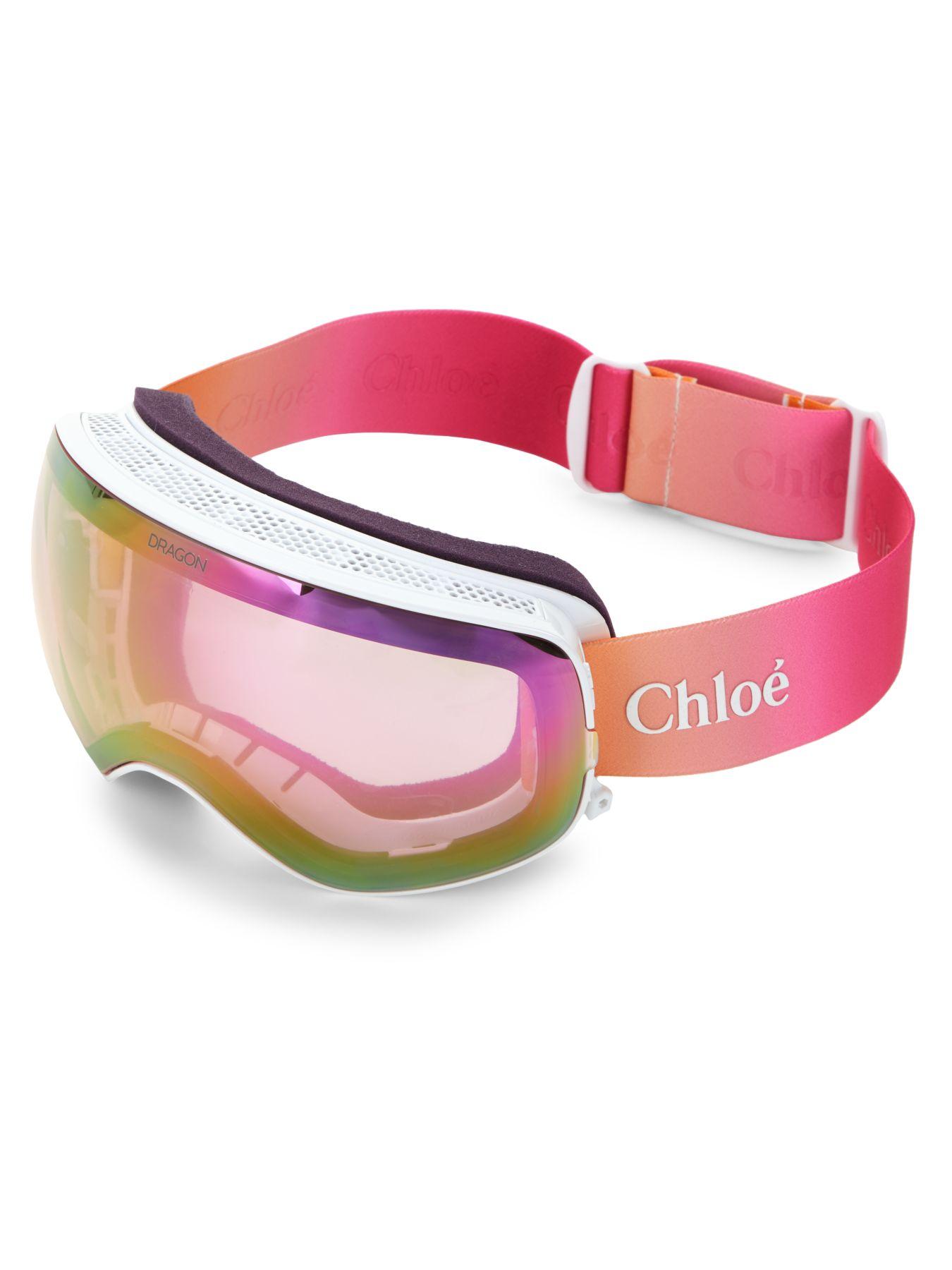 Chloé Chloe X Dragon Cassidy 73mm Ski Goggles in Rainbow (Pink) Lyst