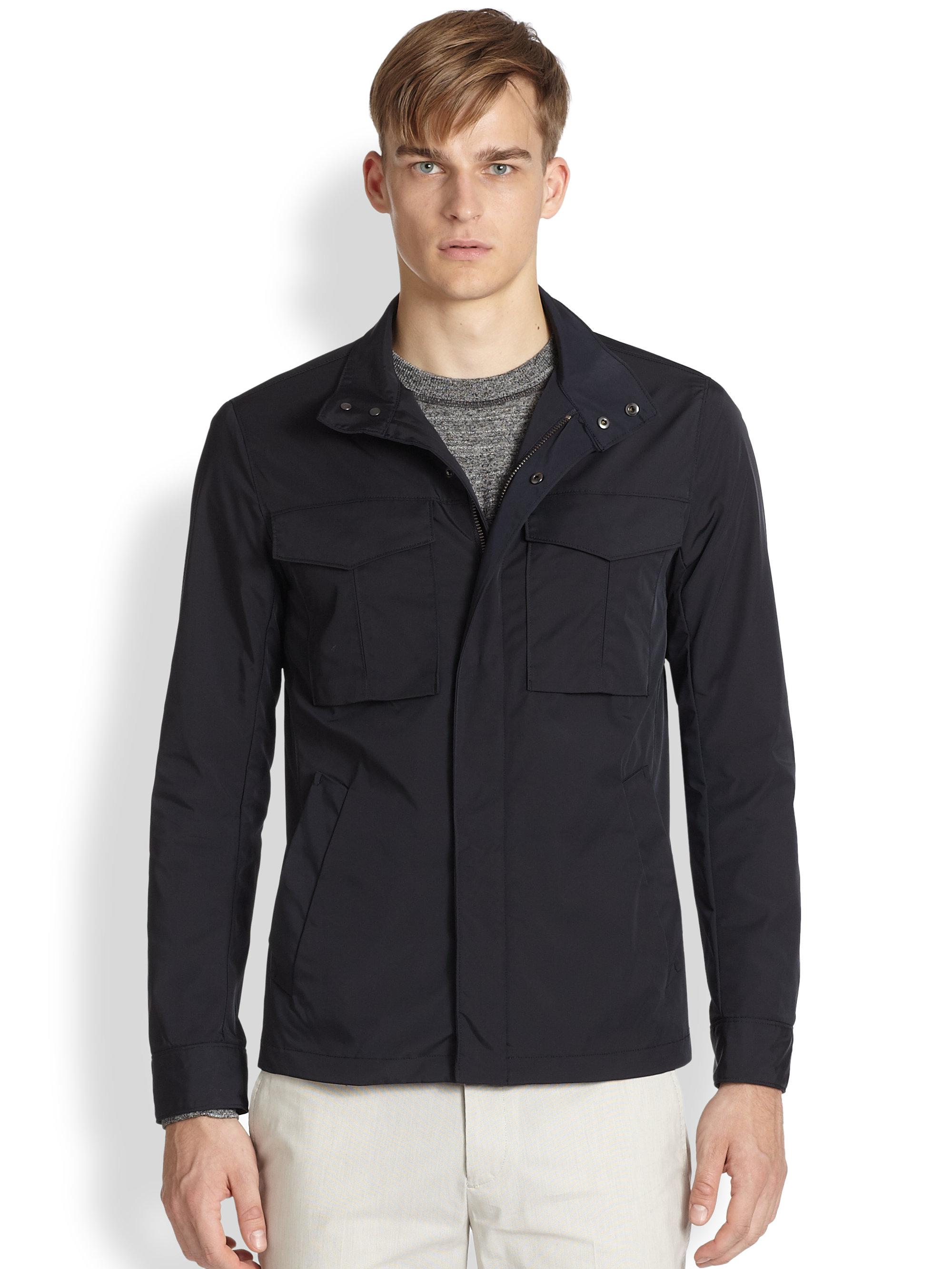 Lyst - Theory Yost Fuel Nylon Jacket in Blue for Men