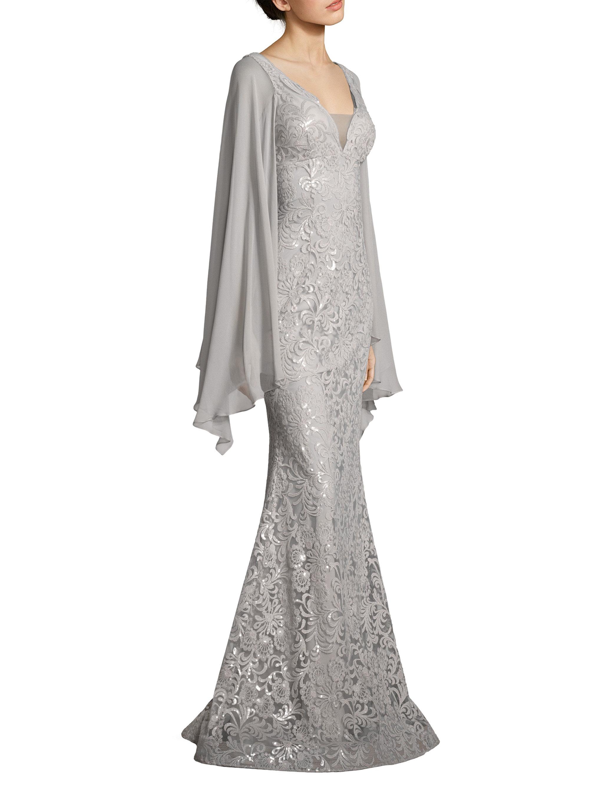 kimono sleeve gown