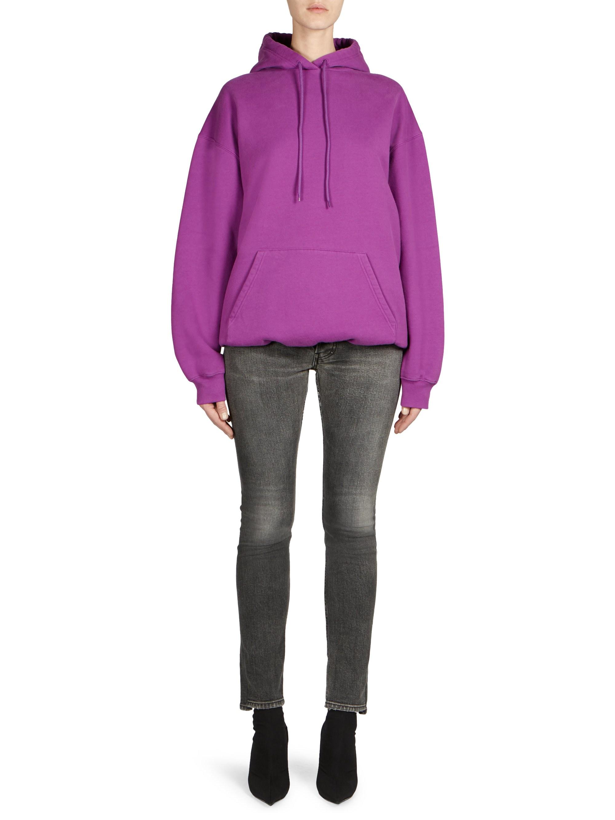 balenciaga sweatsuit womens purple