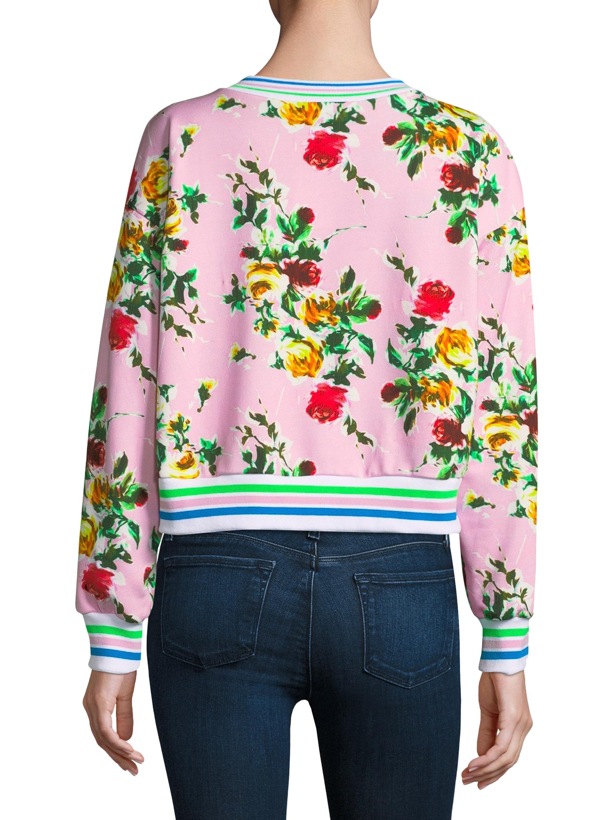 milly floral sweatshirt