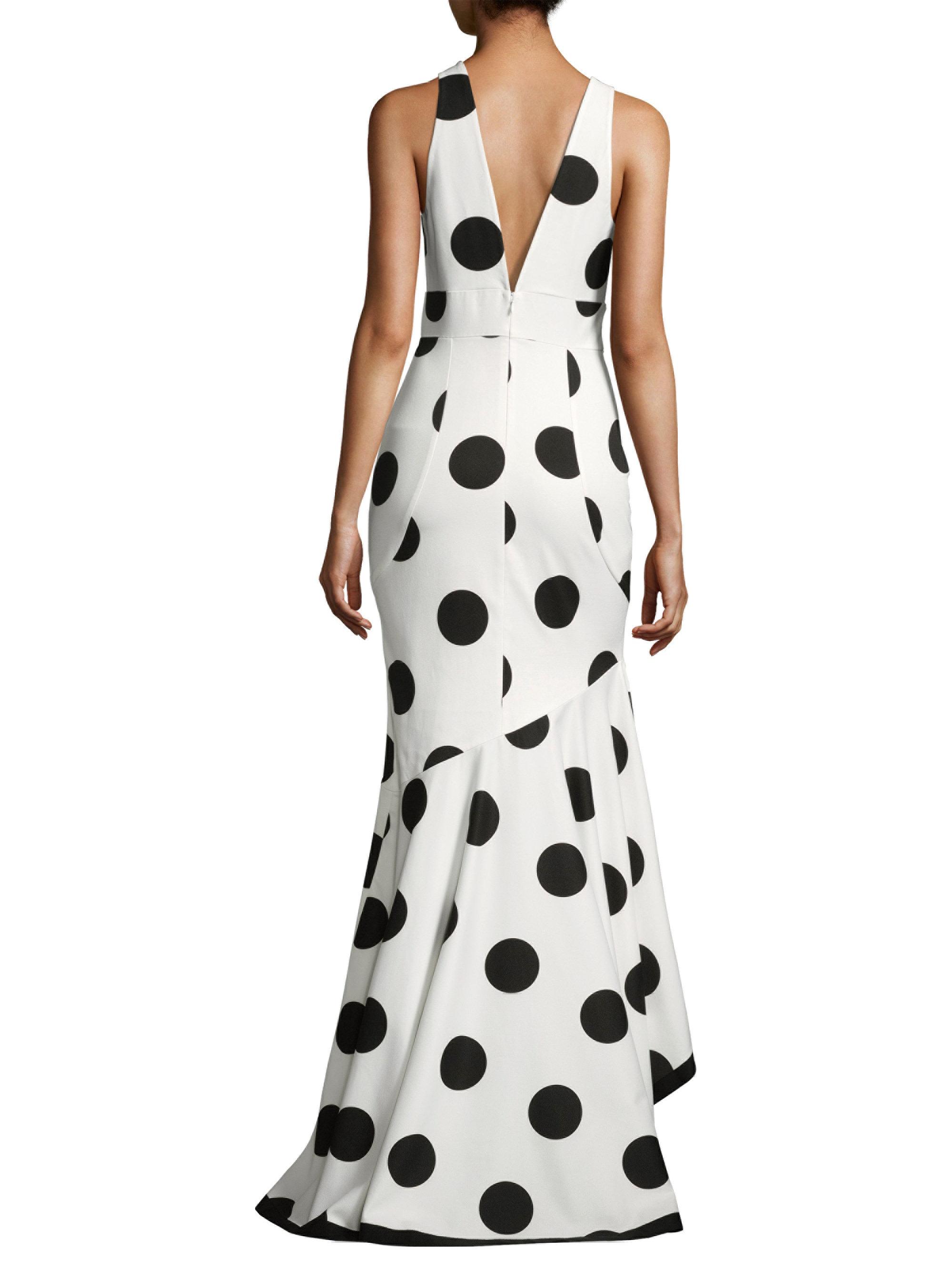 polka dot gown designs