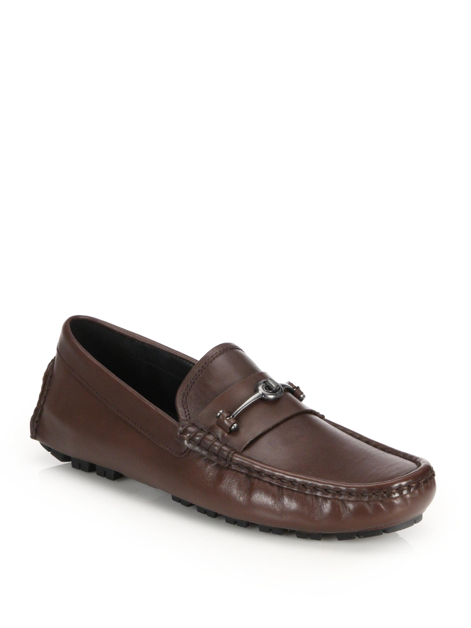 COACH Leather Crosby Turnlock Driving Shoes in Mahogany (Brown) for Men - Lyst