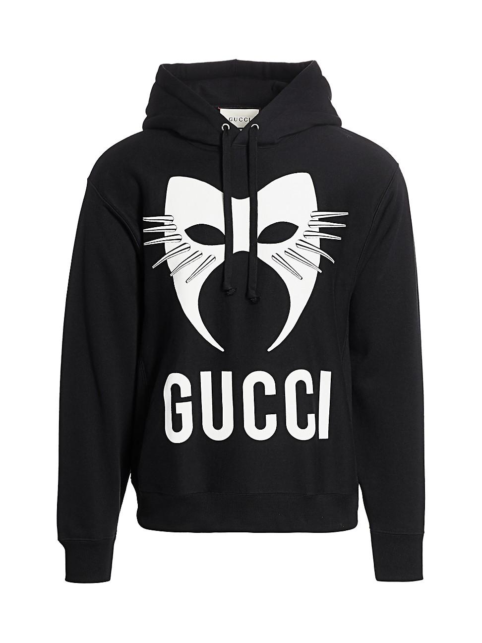 Gucci Mask Over The Head Hoodie in Black for Men | Lyst