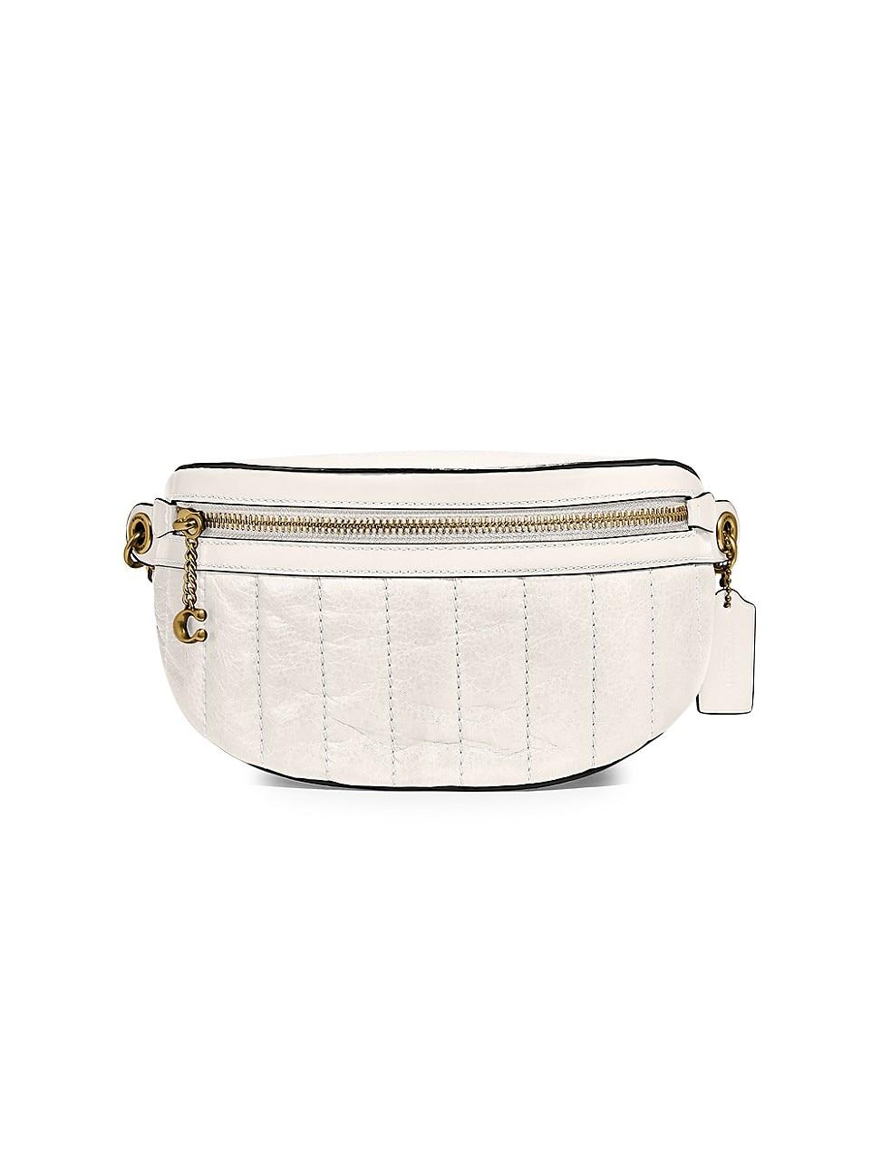 COACH Quilted Leather Chain Belt Bag Lyst