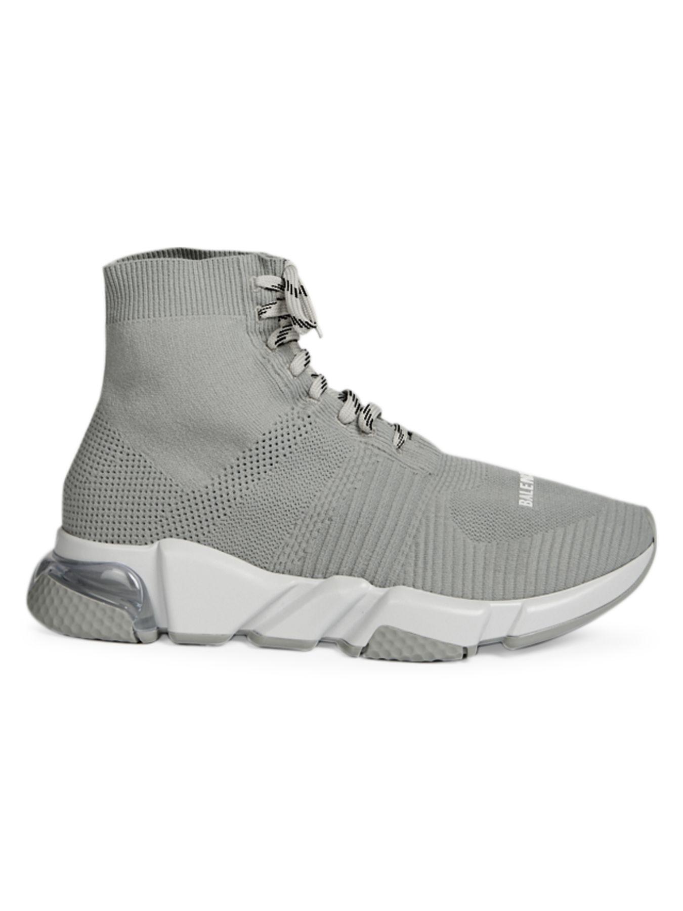 Balenciaga Synthetic Speed Lace-up Sock Sneakers in Grey (Gray) for Men ...