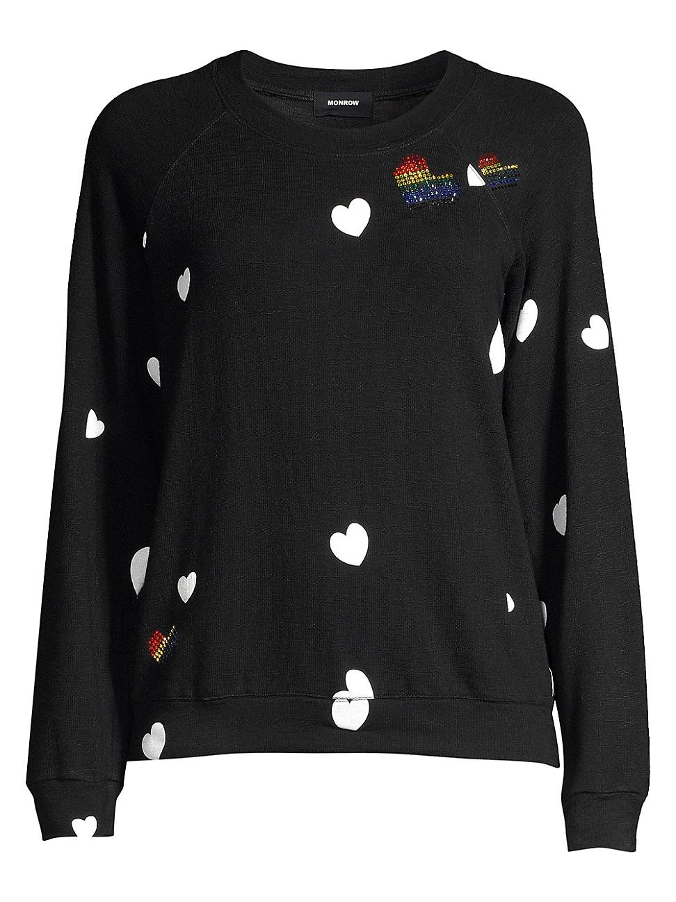 Monrow Heart Sweatshirt 2024 radiomanual.info