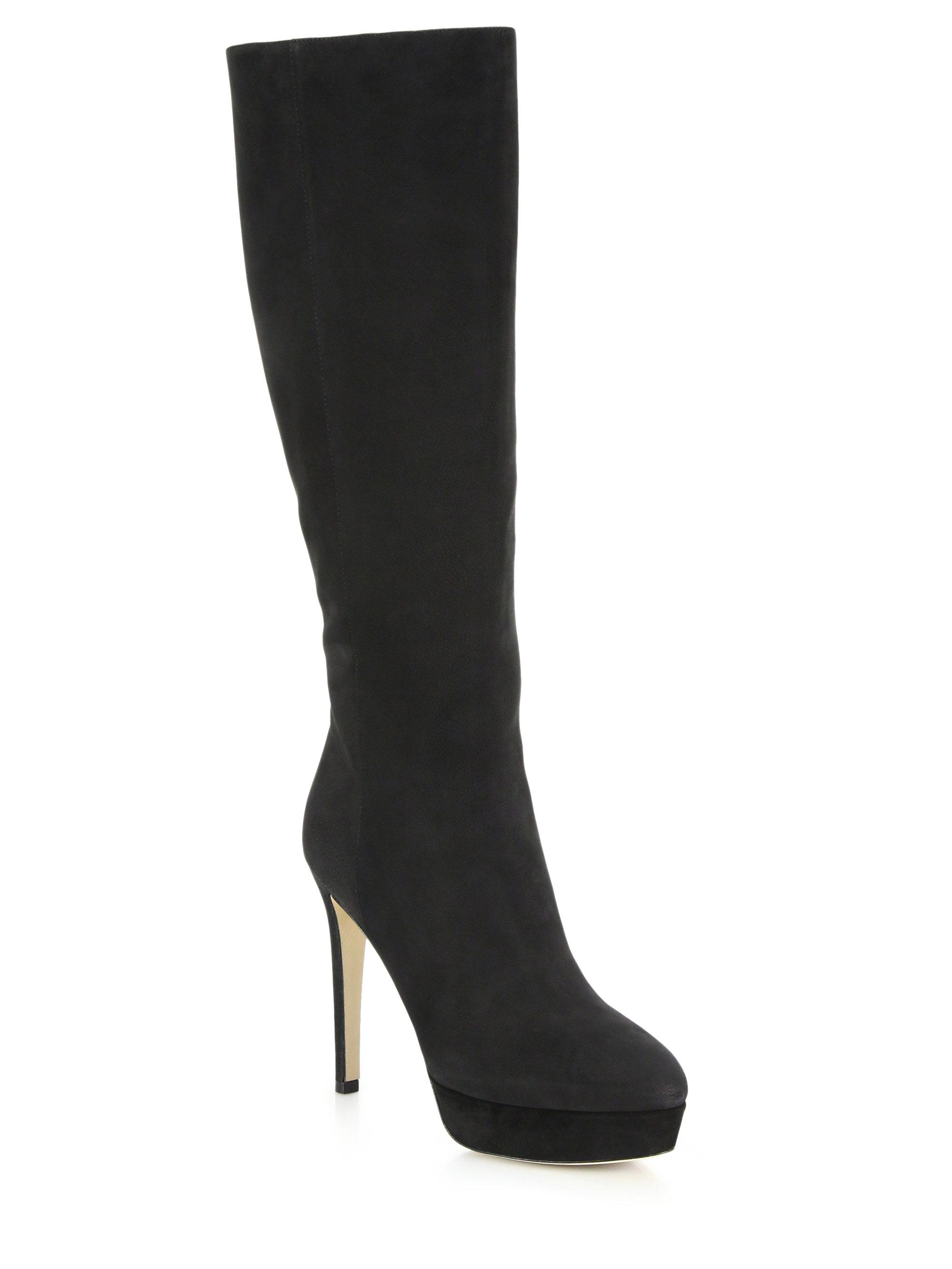 jimmy choo leather boots