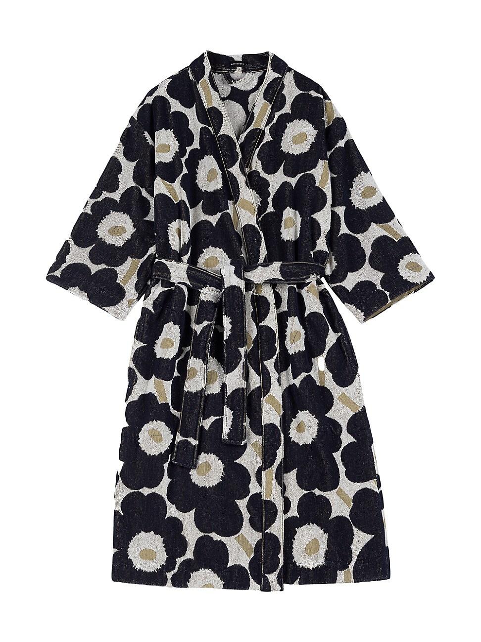 Marimekko Pieni Unikko Bathrobe in Natural | Lyst