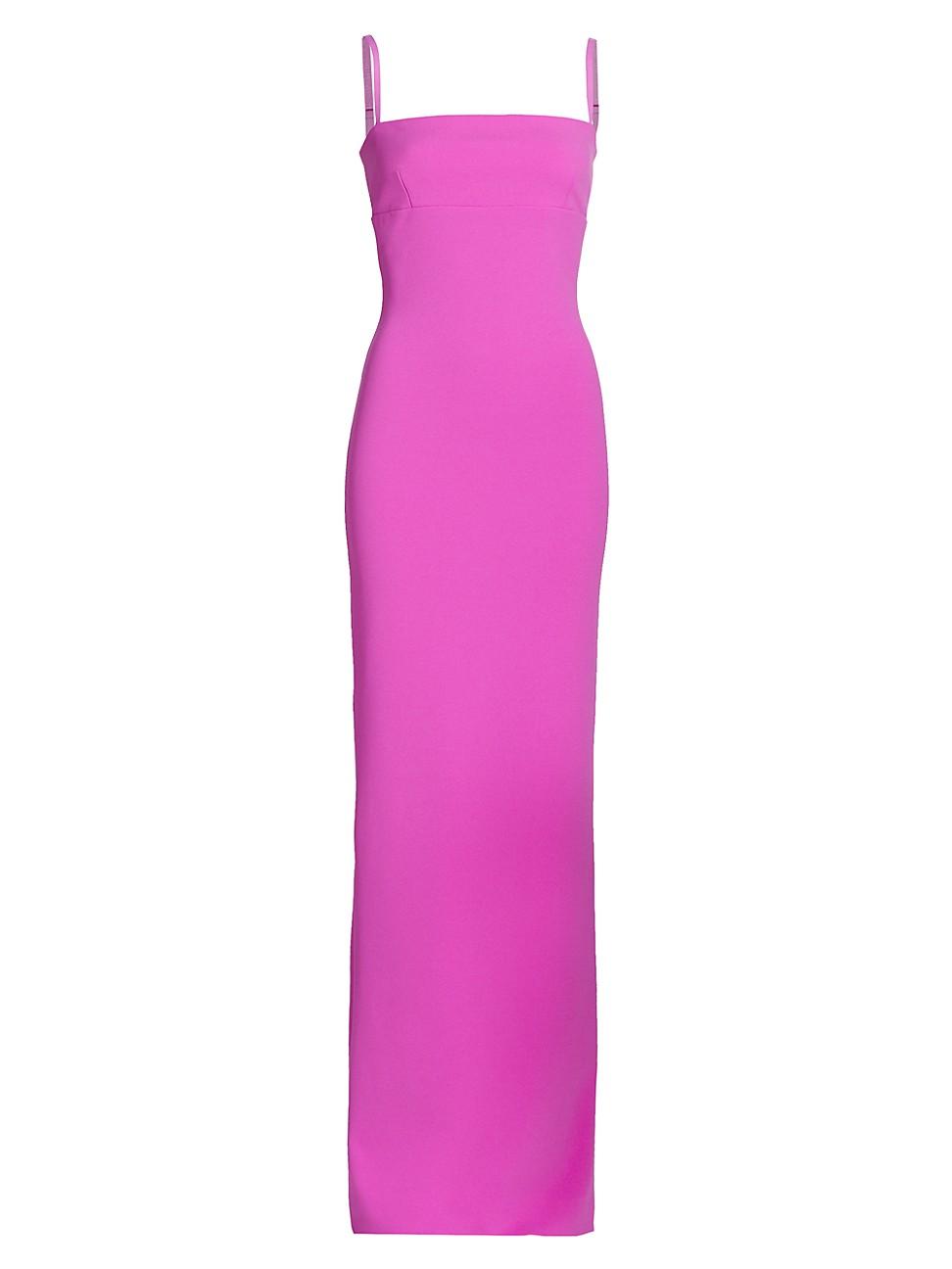 Solace London Riley Crepe Maxi Dress in Purple | Lyst