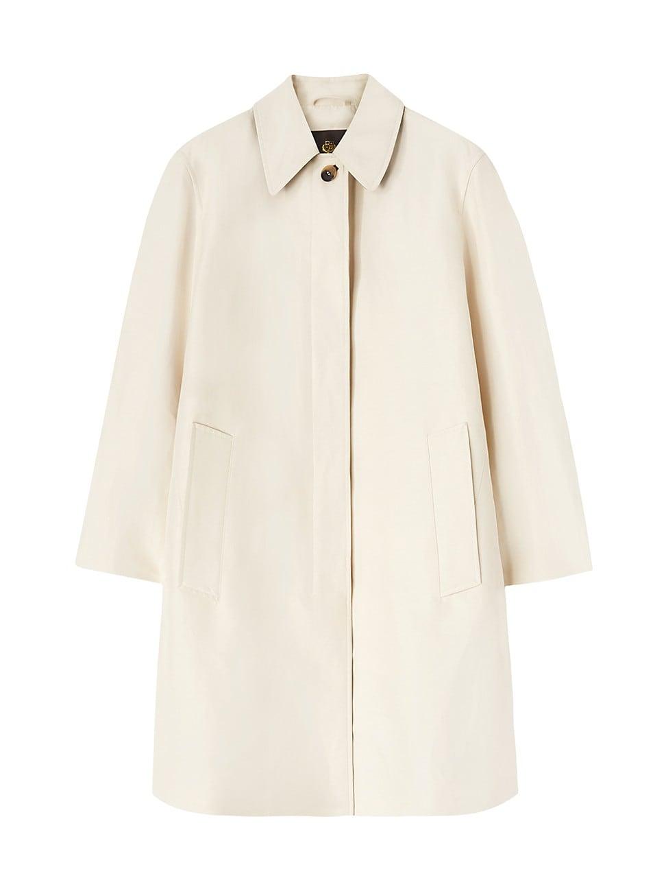 Loro Piana Iconic Cotton-linen Duster Coat in Natural | Lyst