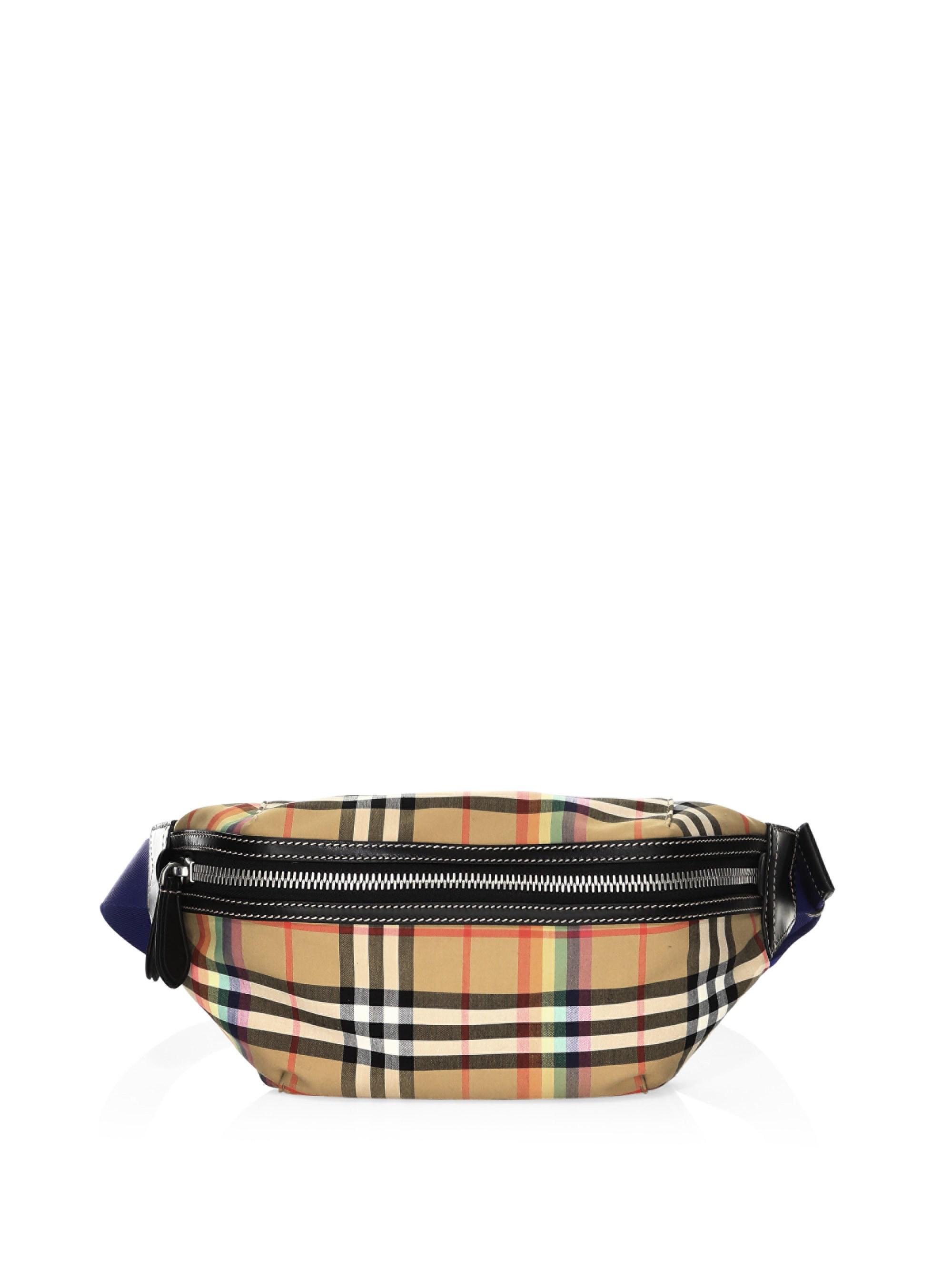 burberry rainbow bum bag