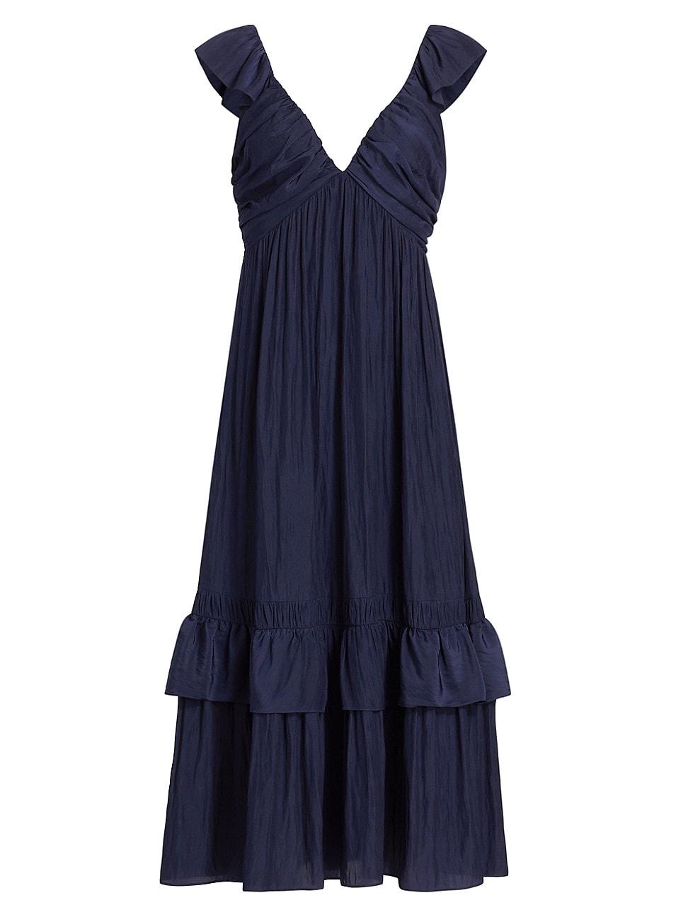 Ramy Brook Nelly Sleeveless Midi Dress in Blue | Lyst
