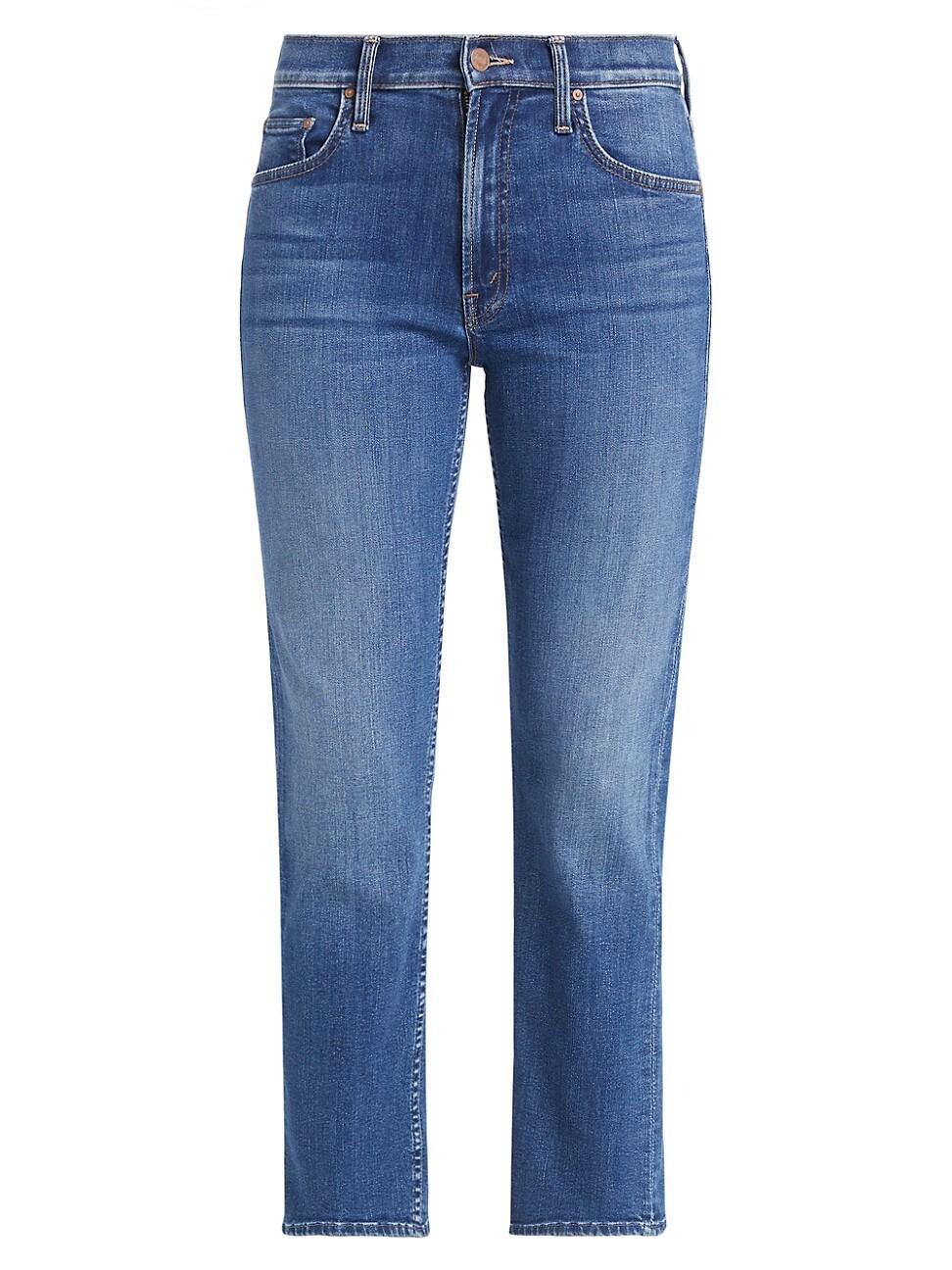 Mother The Rider Mid-rise Ankle Jeans in Blue | Lyst