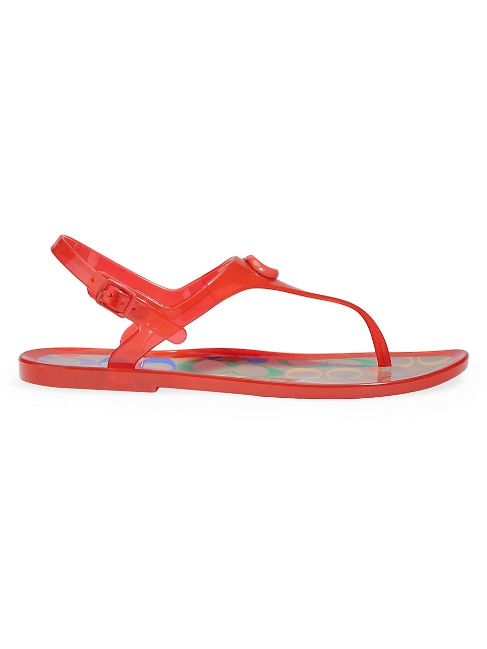 COACH Natalee Jelly Water-Friendly Thong Sandals | Dillard's