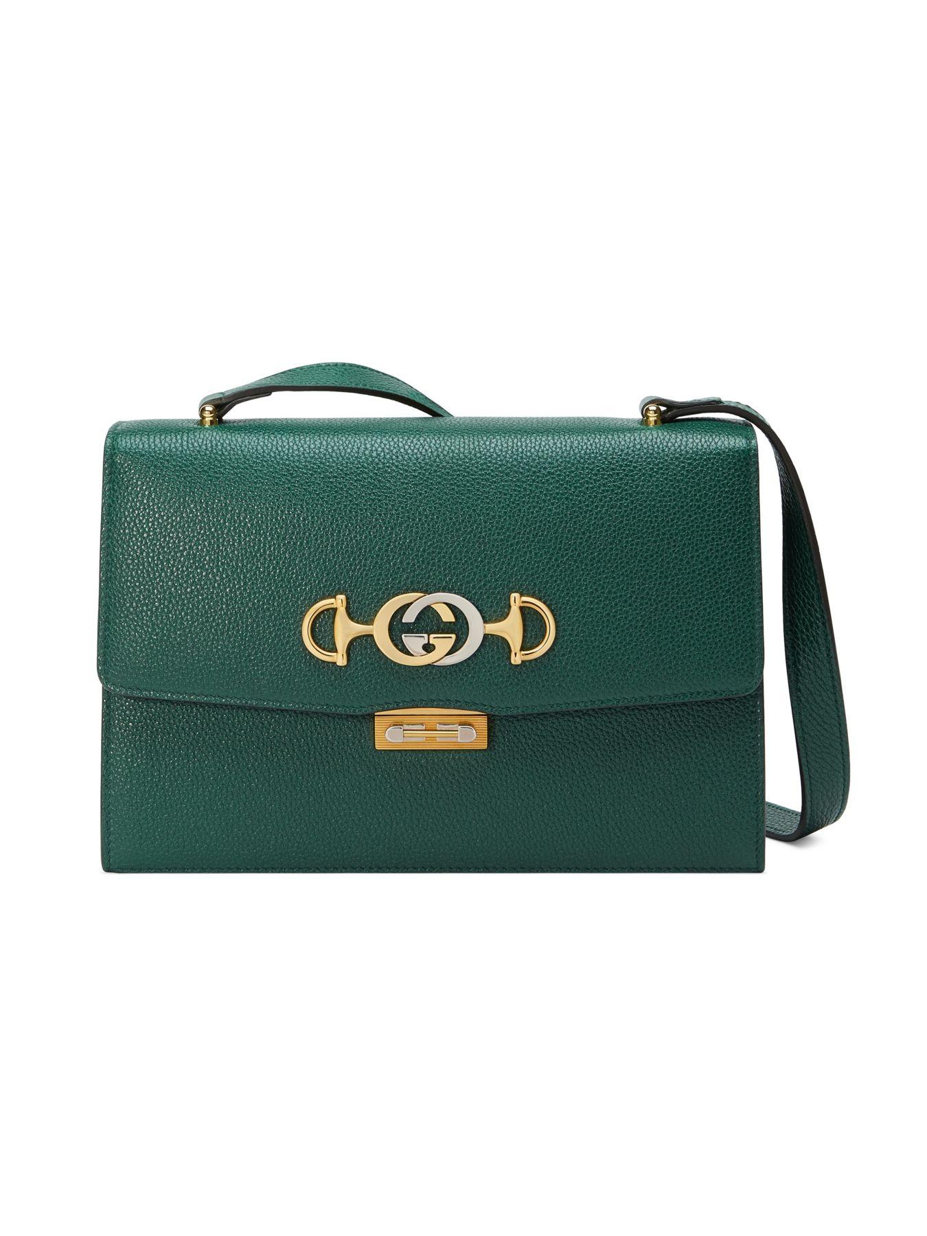 gucci zumi grainy leather small shoulder bag