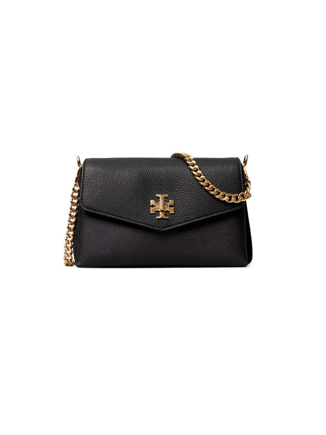 Tory Burch Leather Mini Kira Bag in Black,Gold Tone (Black) | Lyst