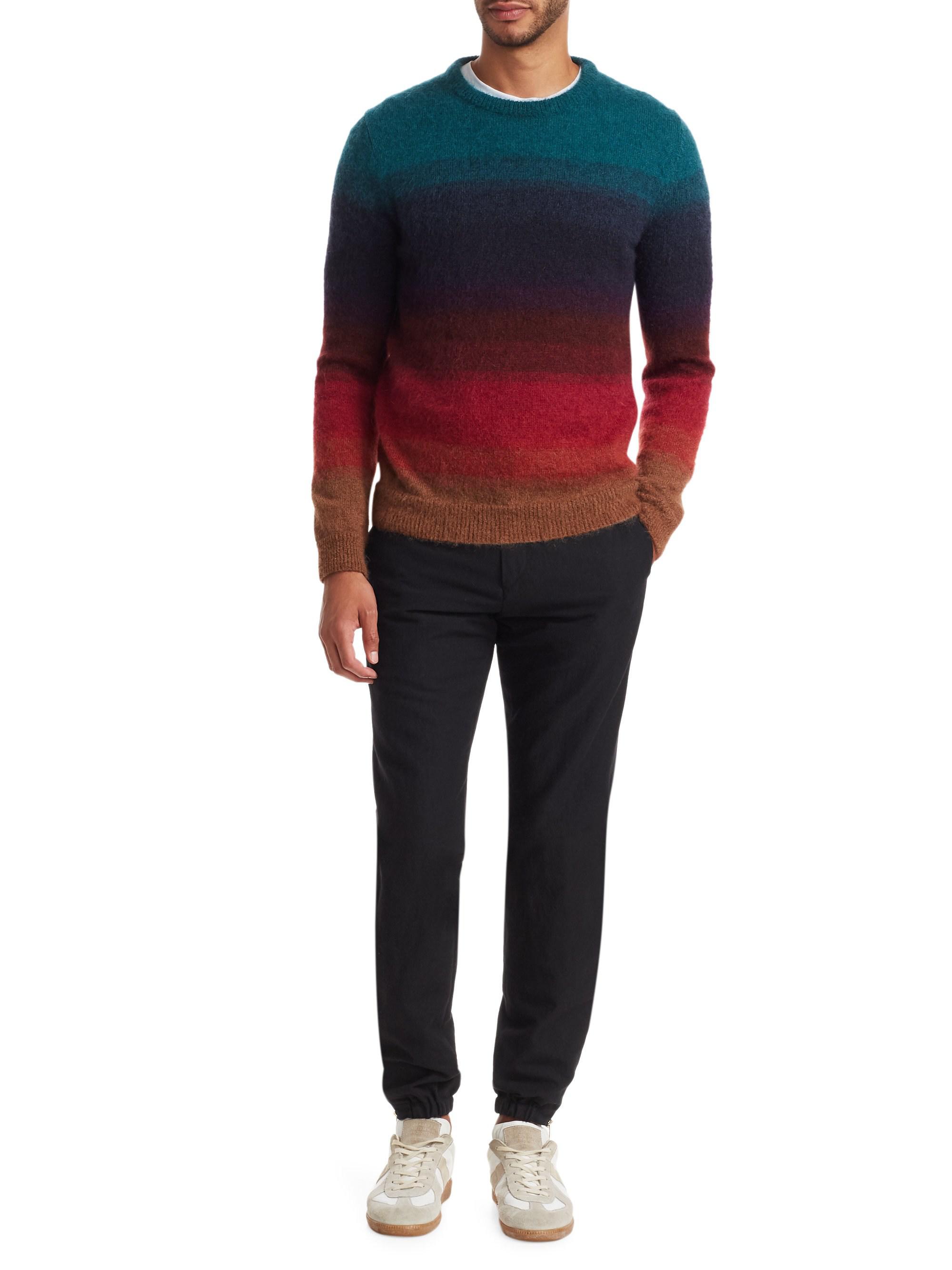 Paul Smith Men's Striped Ombre Sweater for Men | Lyst