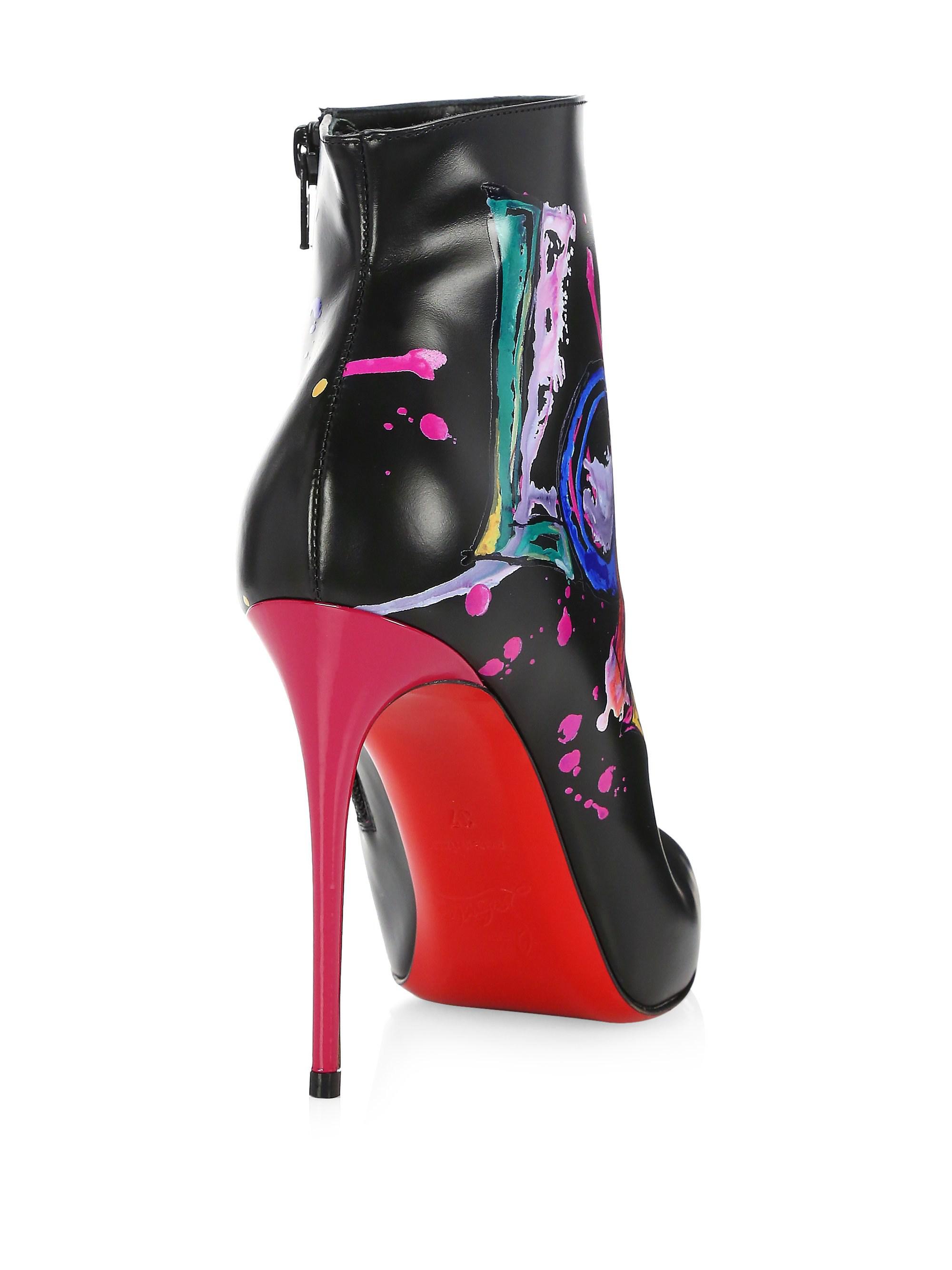 christian louboutin by the river leather boot