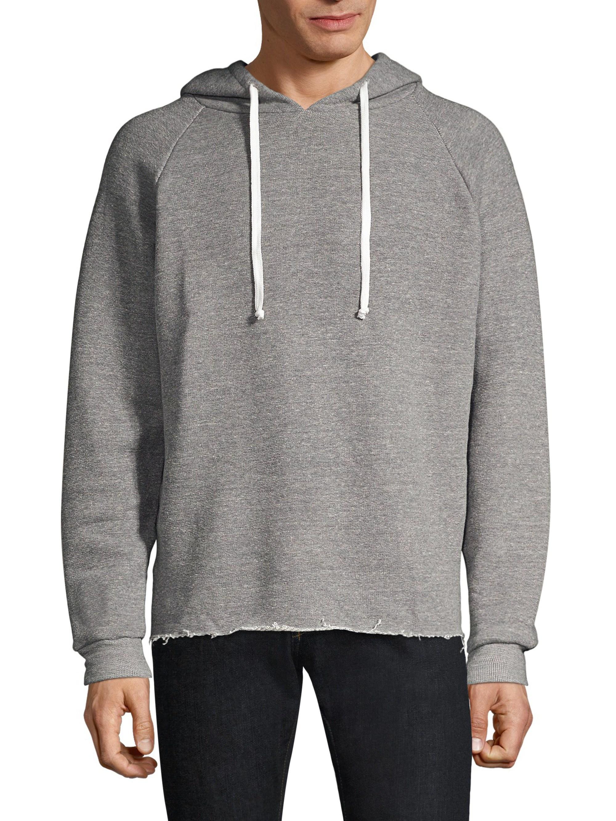 raw grey hoodie