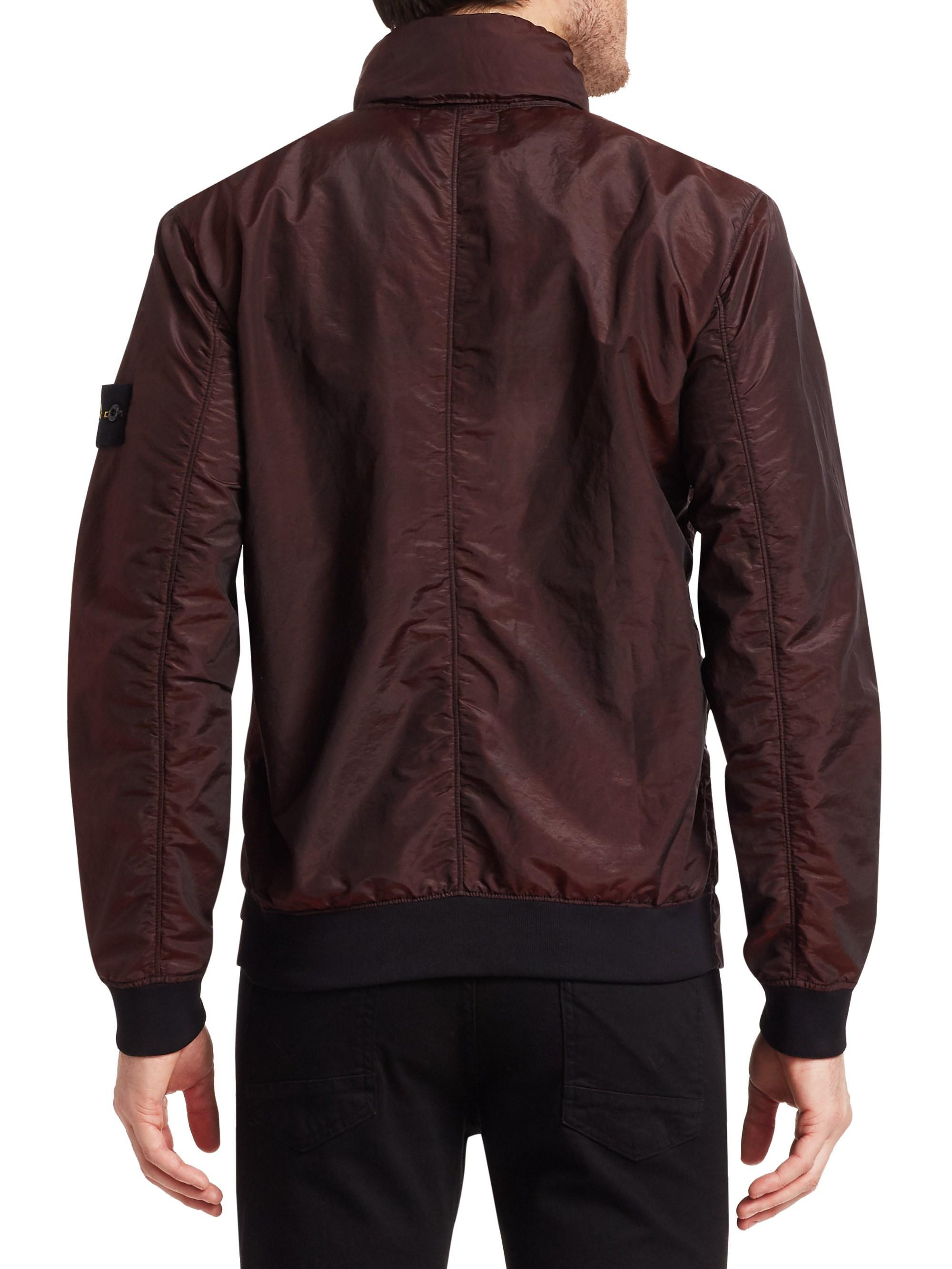 stone island shiny jacket