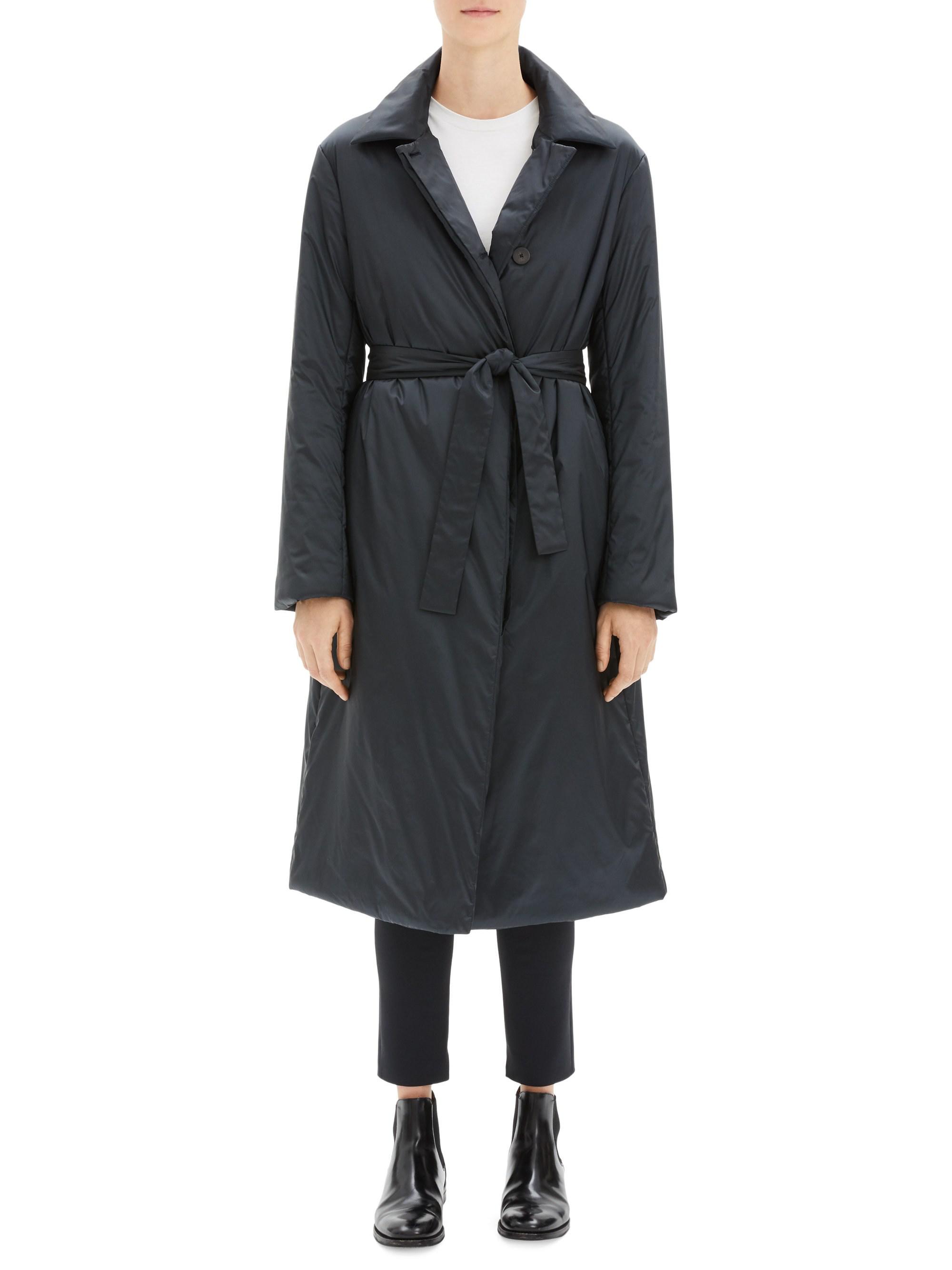theory clean puffer coat