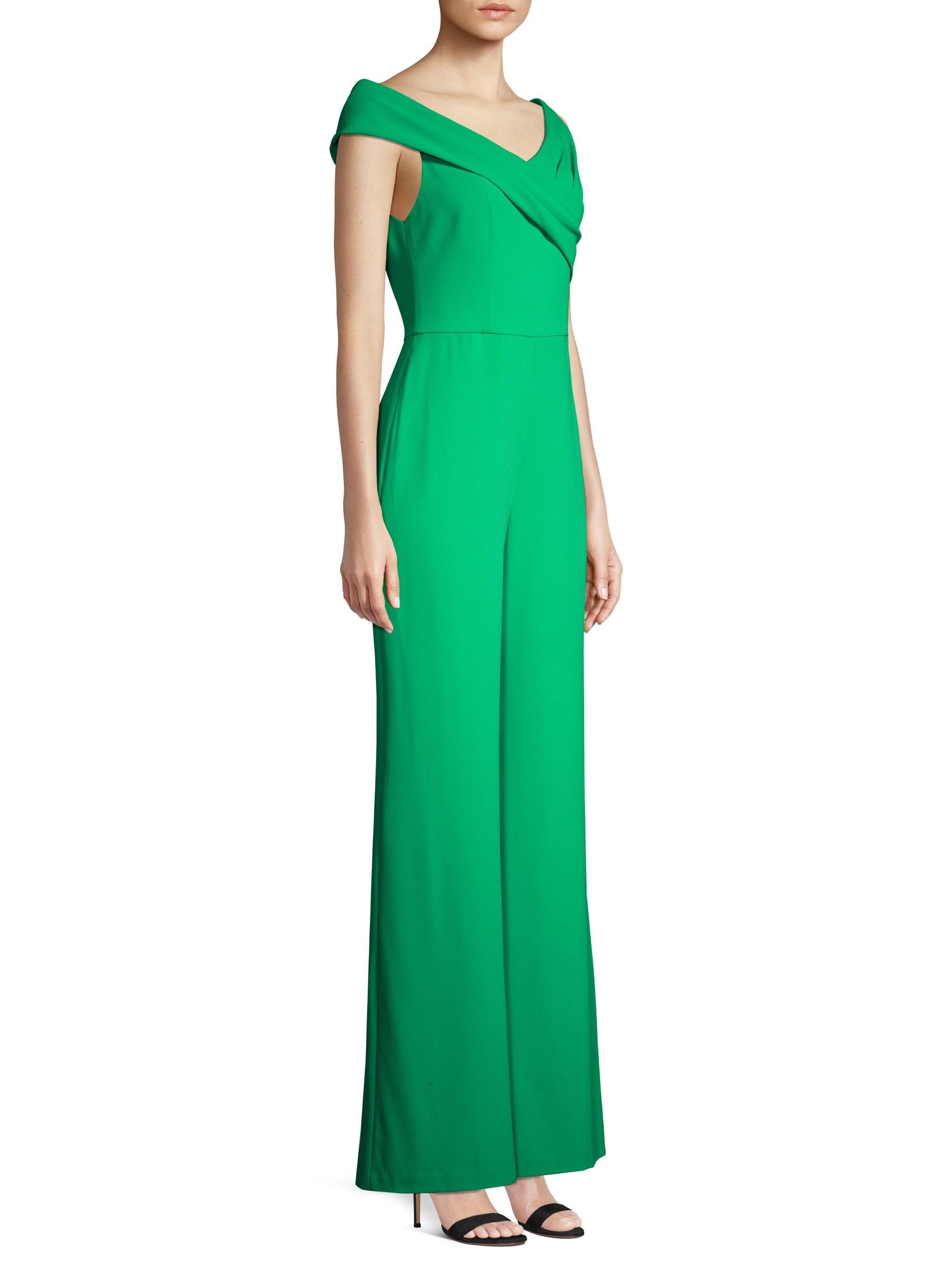 alice and olivia green jumpsuit