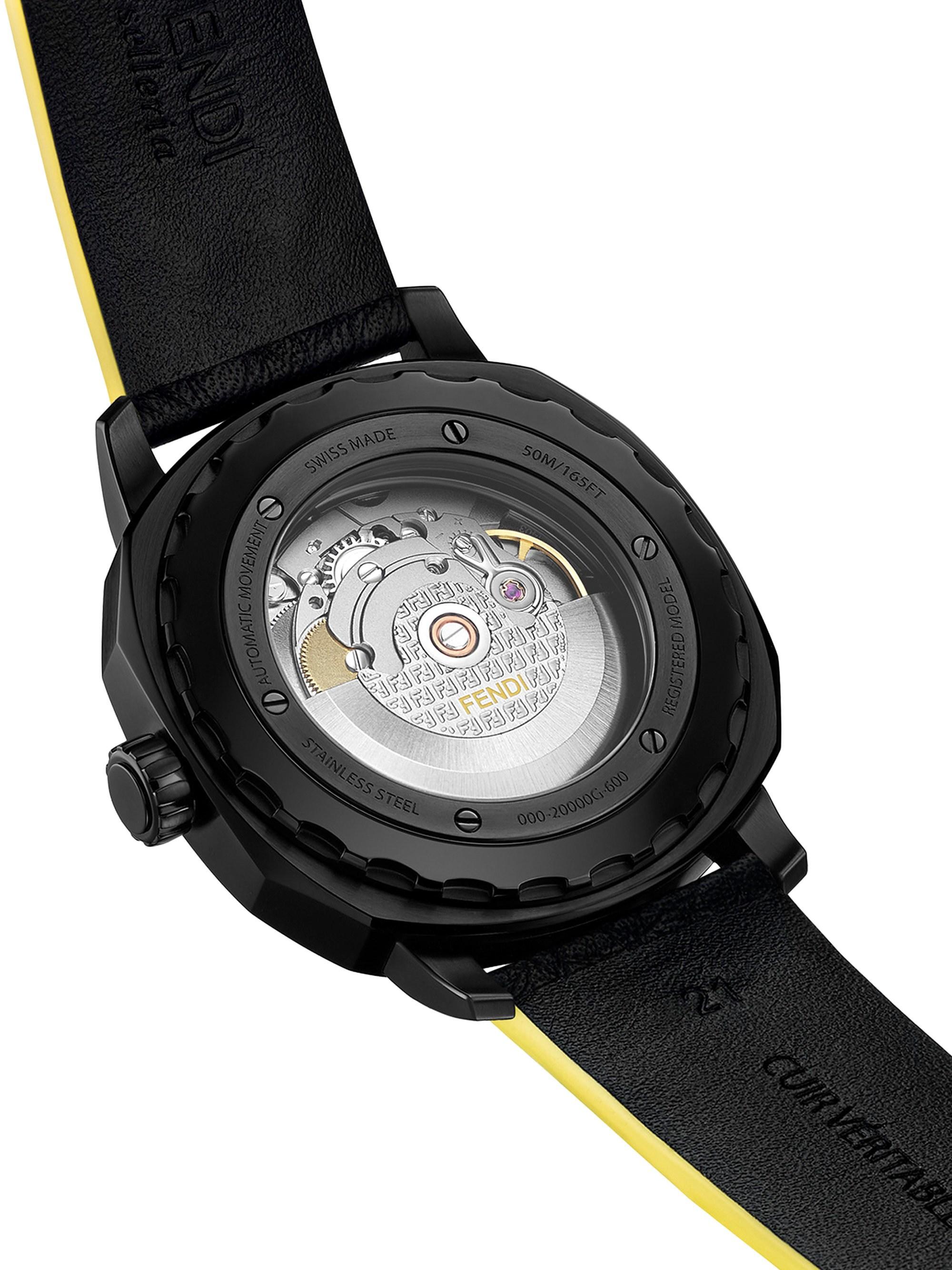 fendi watch black