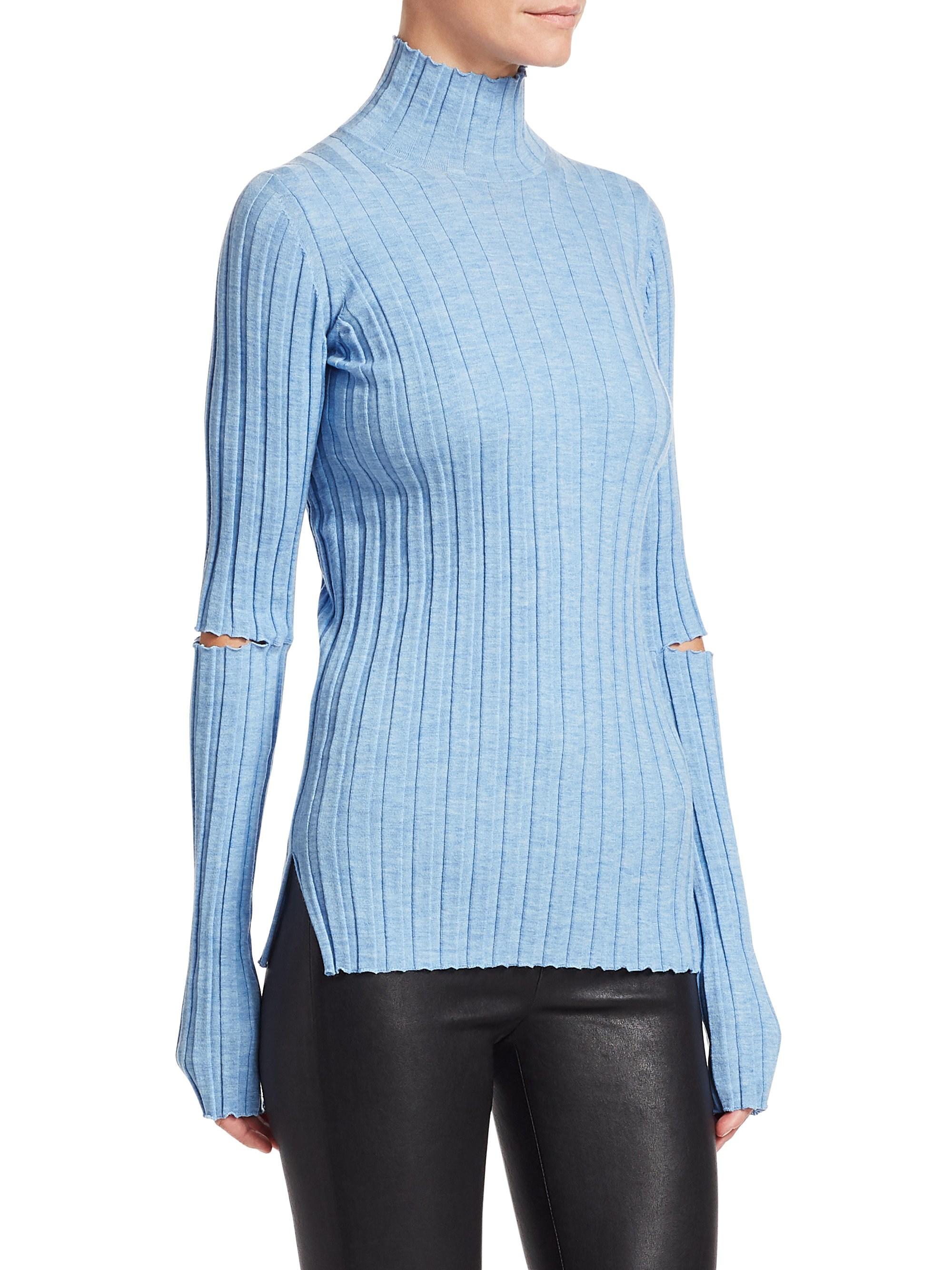 light turtleneck sweater