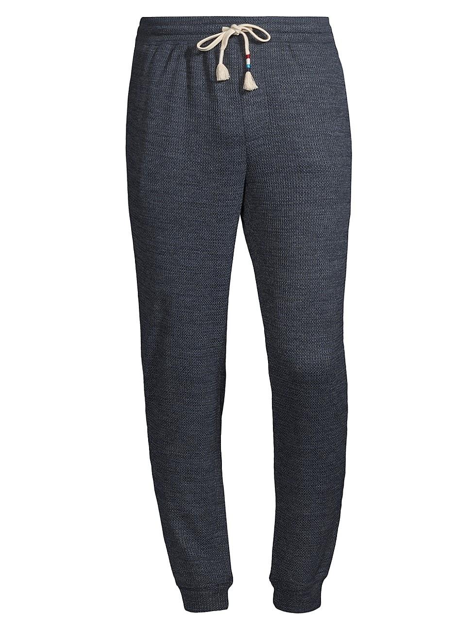 Sol Angeles Thermal Knit Joggers in Blue for Men Lyst