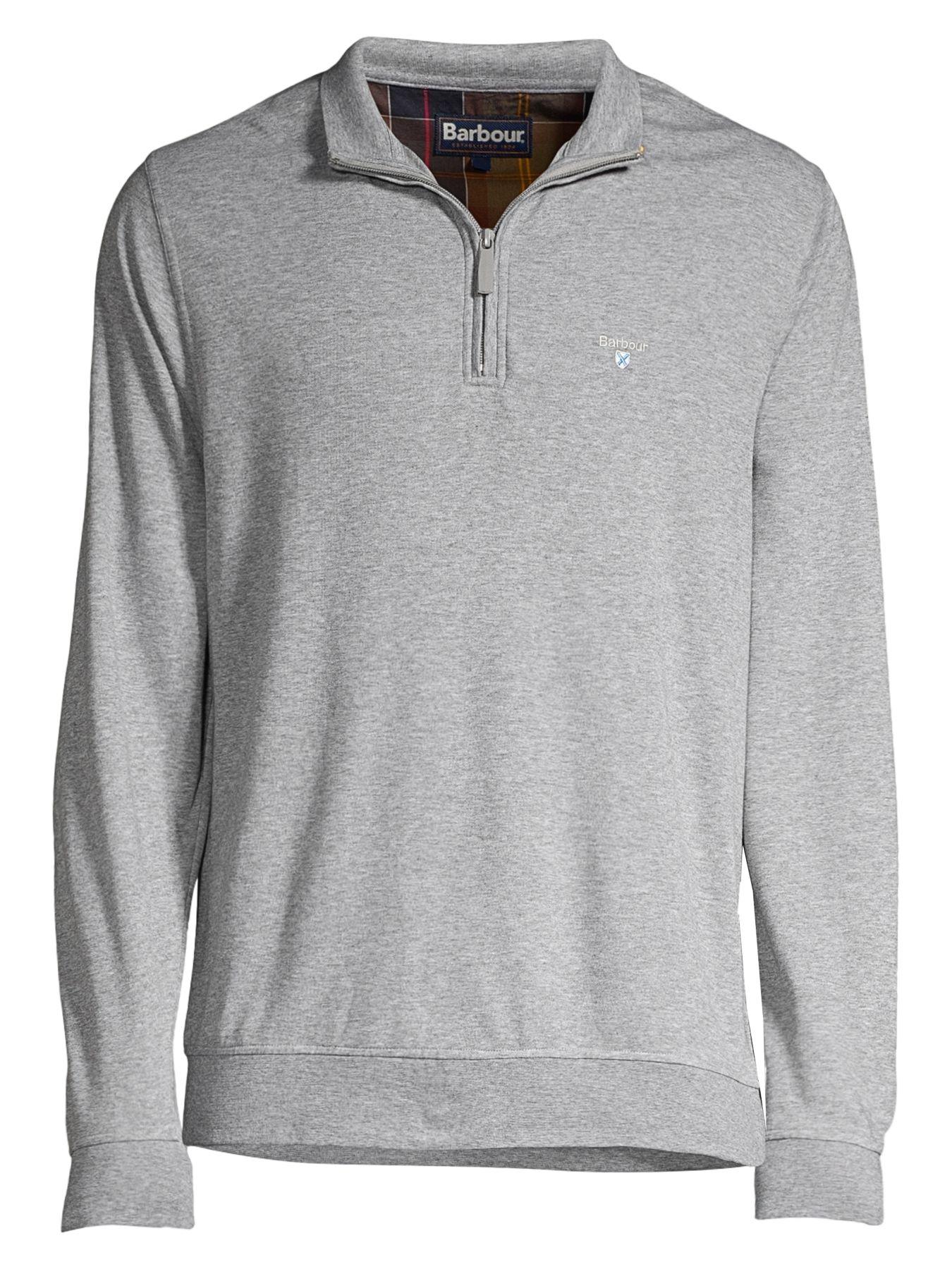 barbour grey sweatshirt