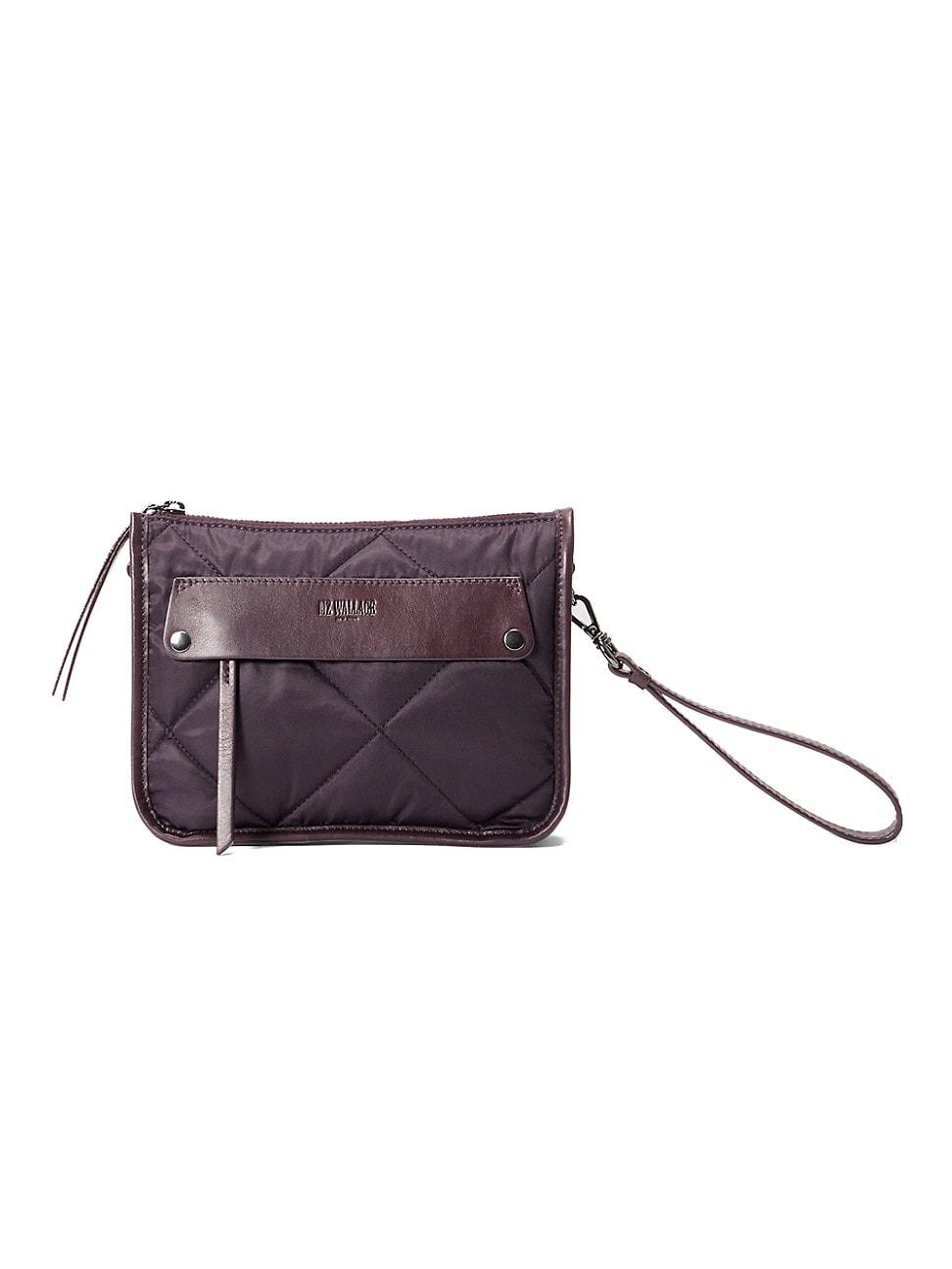 MZ Wallace Medium Madison Quilted Flat Crossbody Bag in Purple Lyst