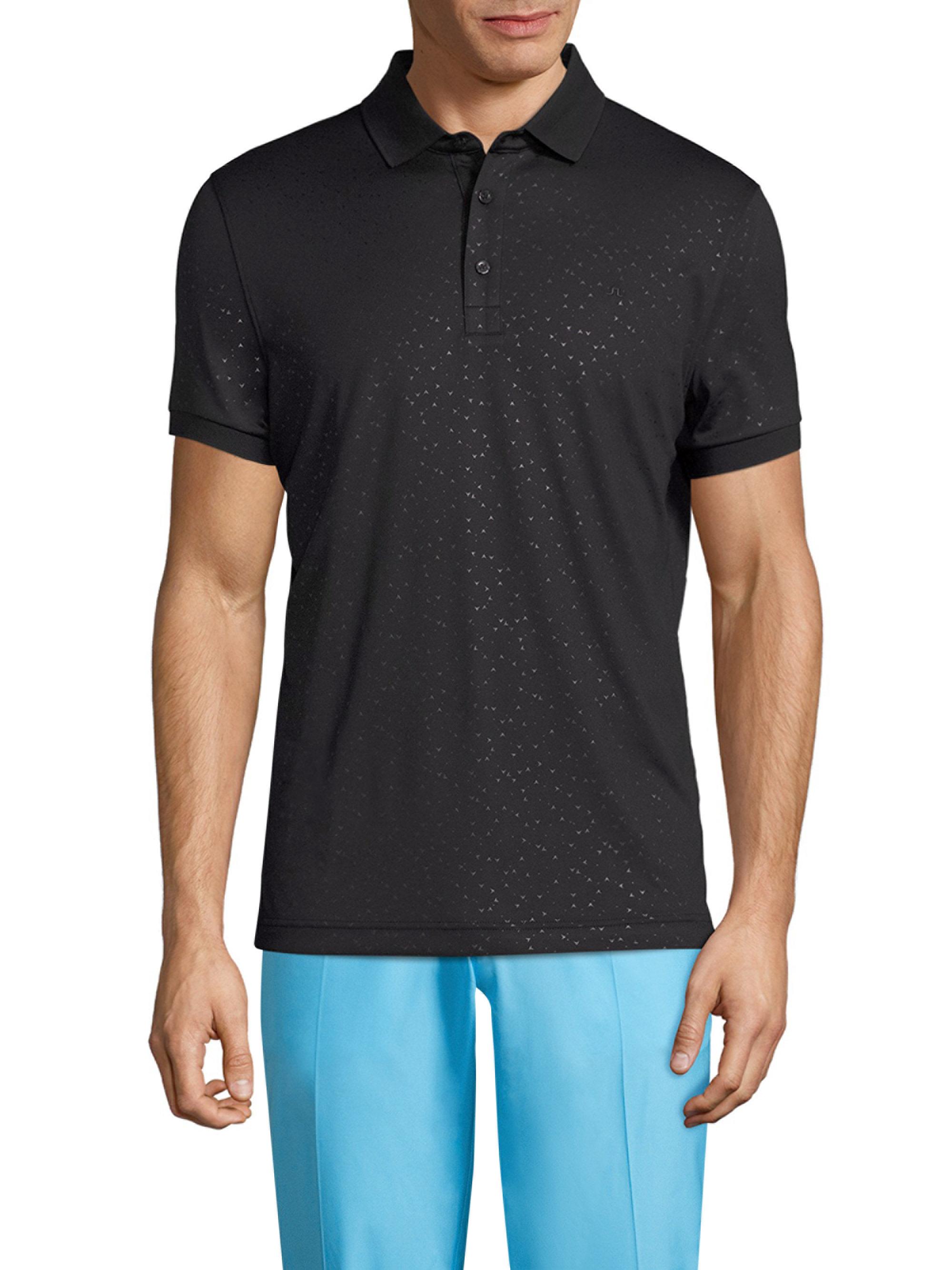 j lindeberg black polo