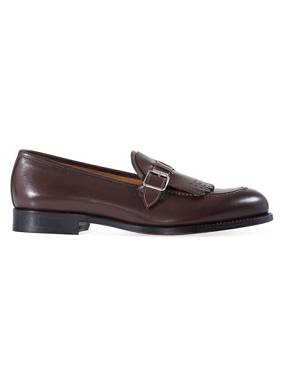 Paul Stuart Bastion Leather Loafers in Brown for Men | Lyst