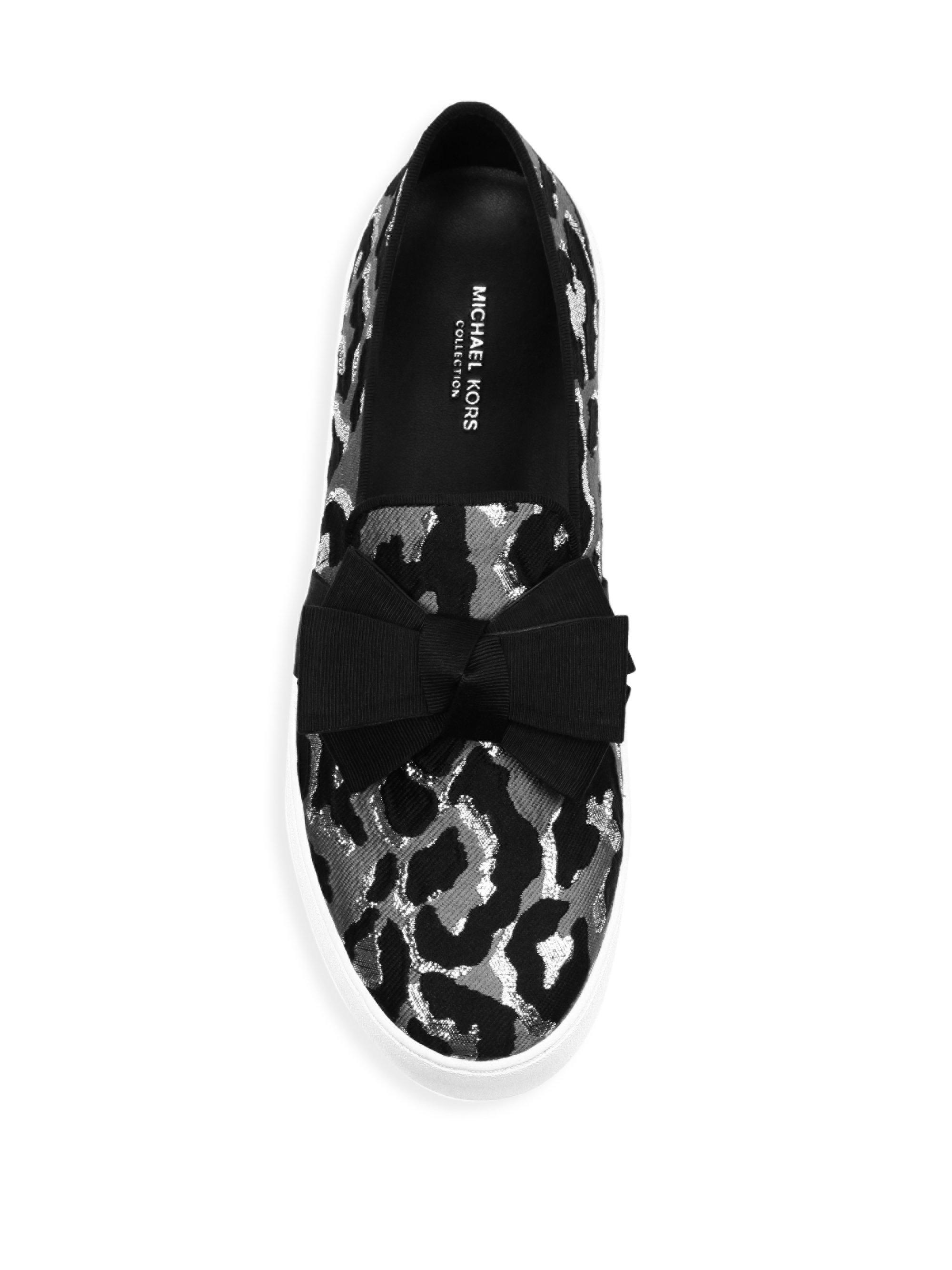 michael kors velvet sneakers