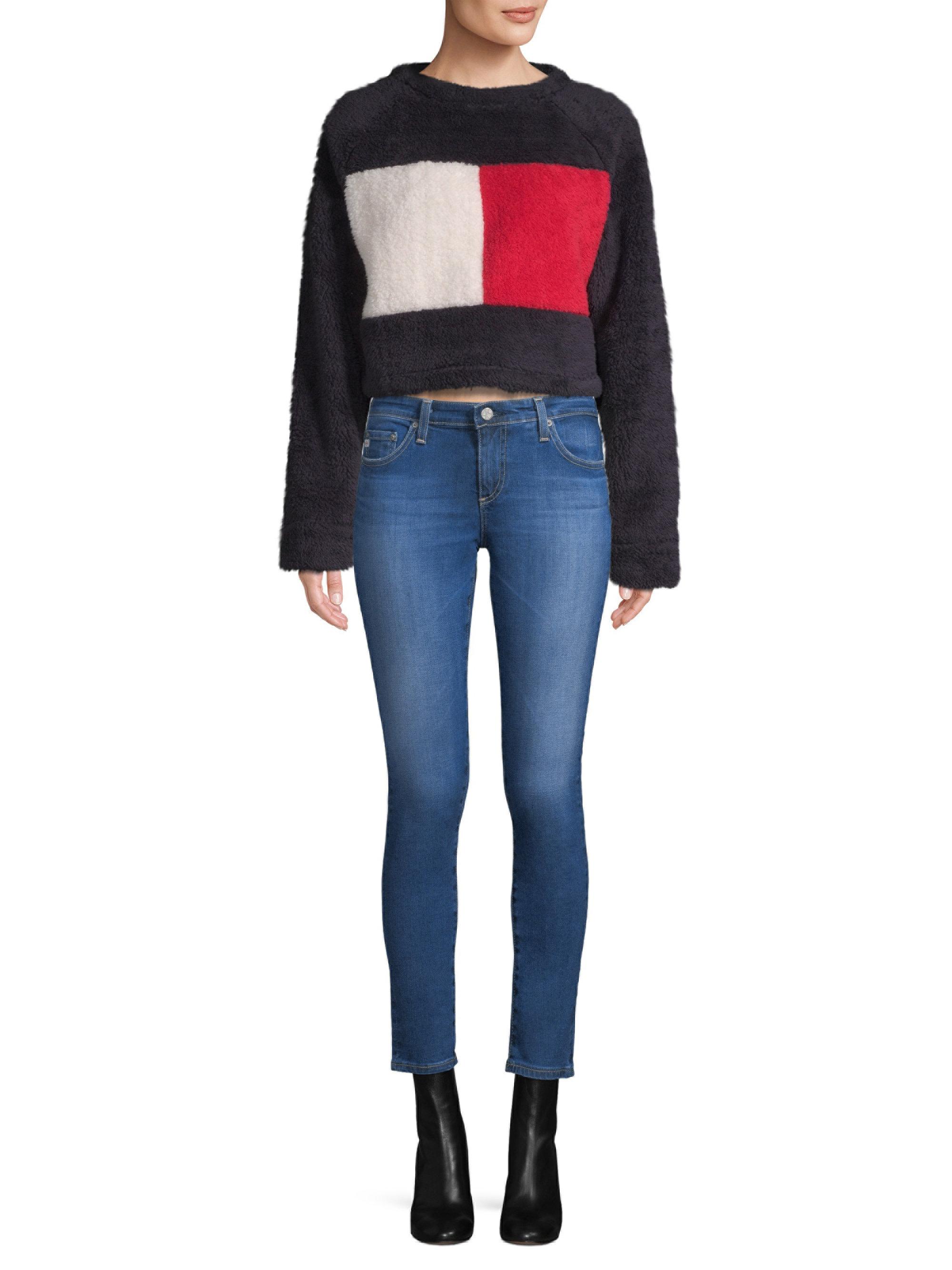 tommy hilfiger cropped sweater