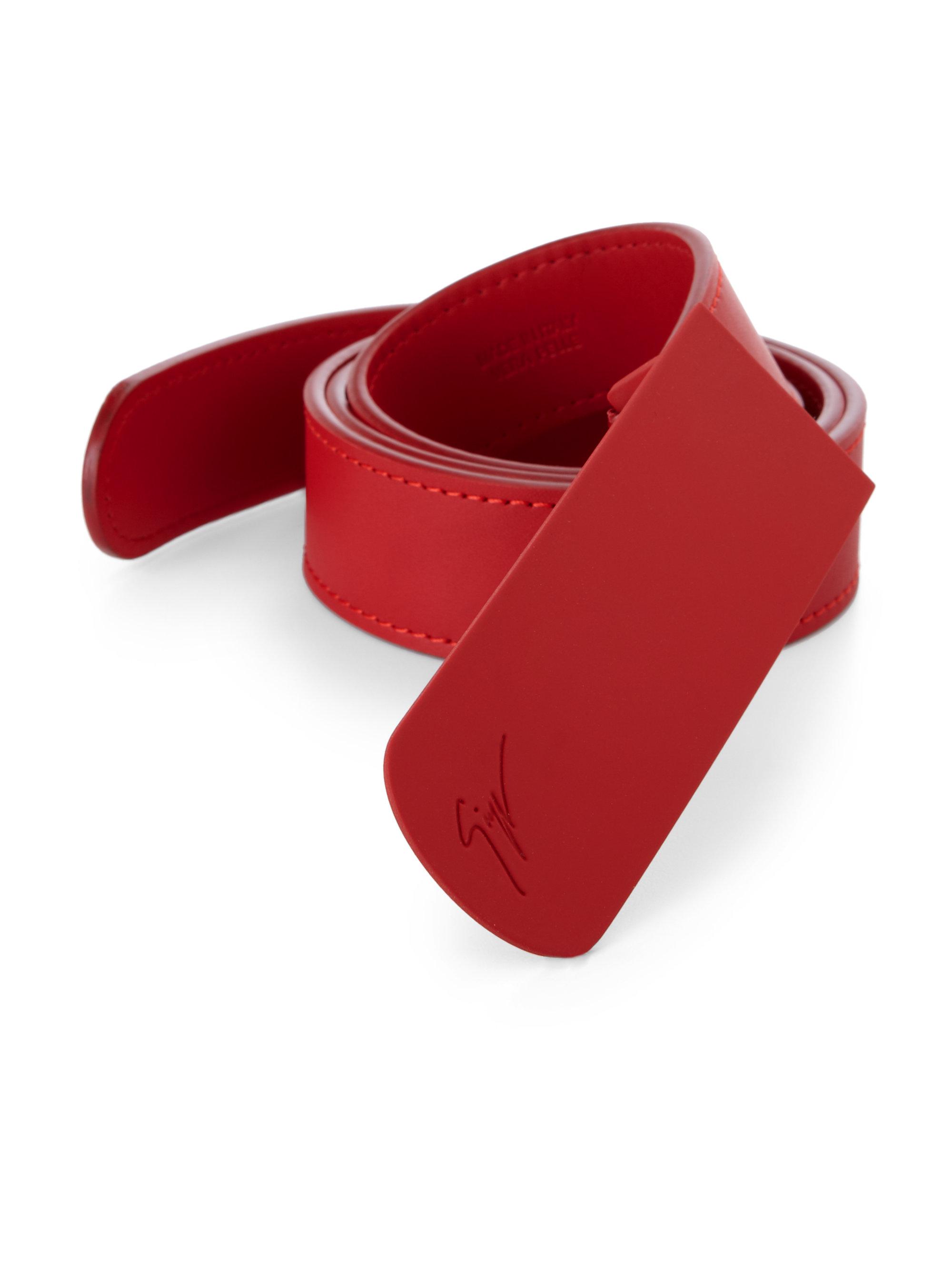 red giuseppe belt